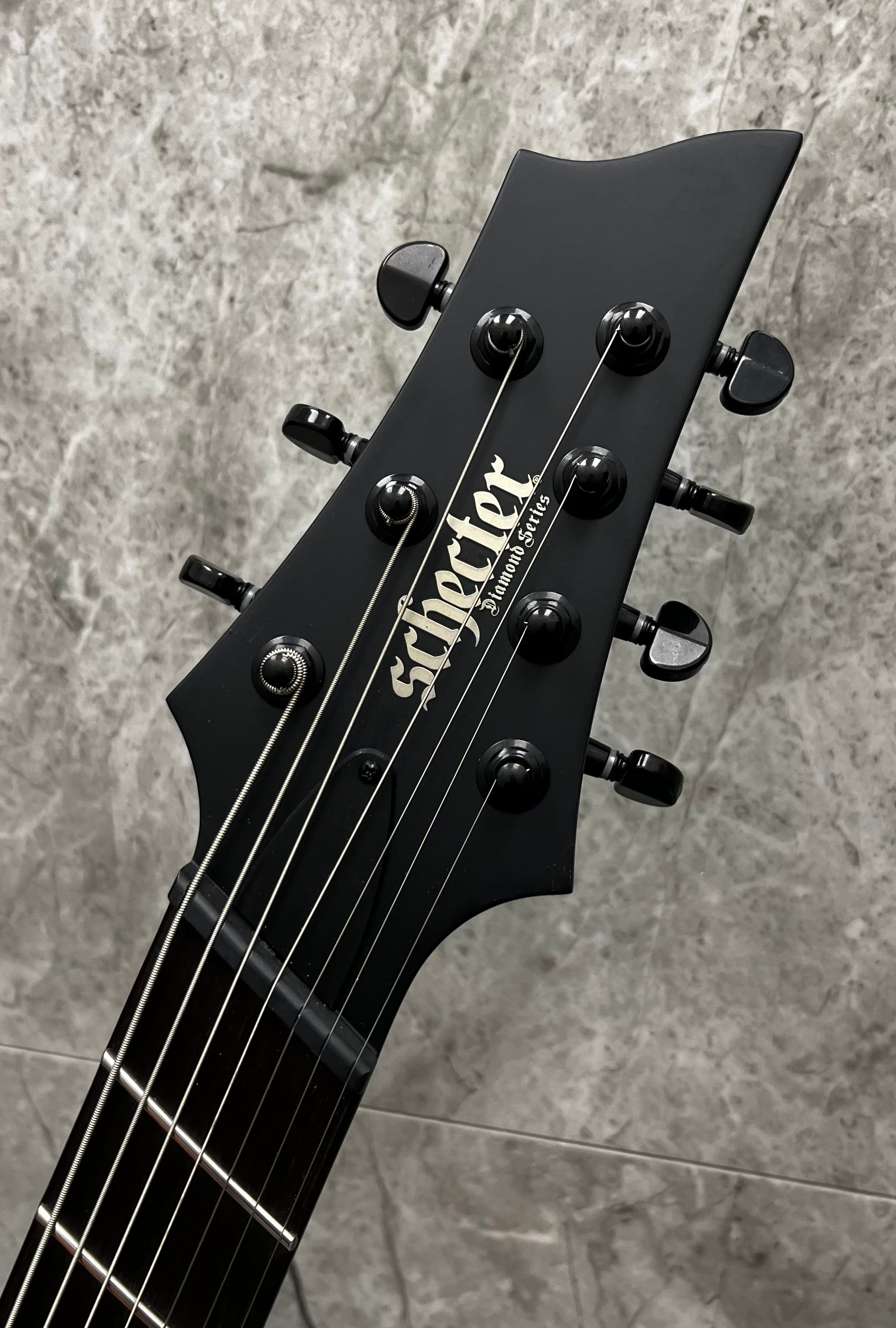 Schecter PT-7 Black Ops 7 String Multiscale Electric Guitar, Satin Black Open Pore 621-SHC SERIAL NUMBER W25110120 - 7 LBS 2 OZ