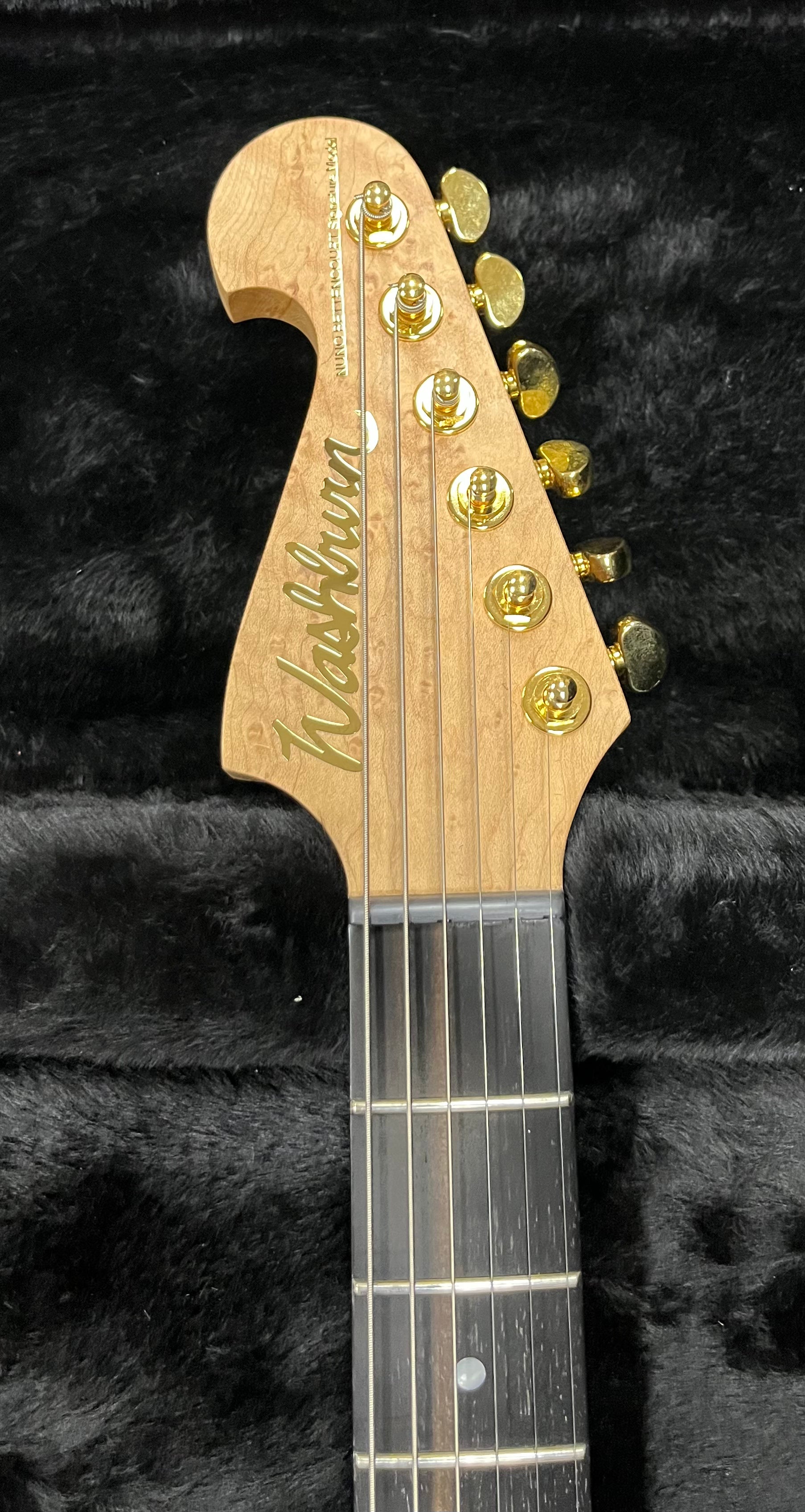 Washburn USA CUSTOM SHOP NUNO BETTENCOURT Nele Deluxe Series Electric Guitar, Natural Model NELEDLX-D SERIAL NUMBER 2506006 - 6 LBS 4 OZ