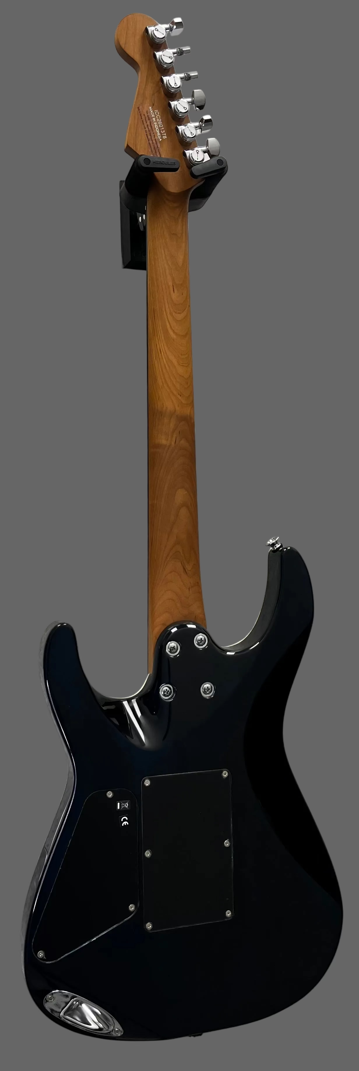 Charvel Pro-Mod Plus Dinky DK24 HSS 2PT EB QM, Ebony Fingerboard, Blue Curaçao 2972813546 SERIAL NUMBER ICC2601378 - 7 LBS 1 OZ