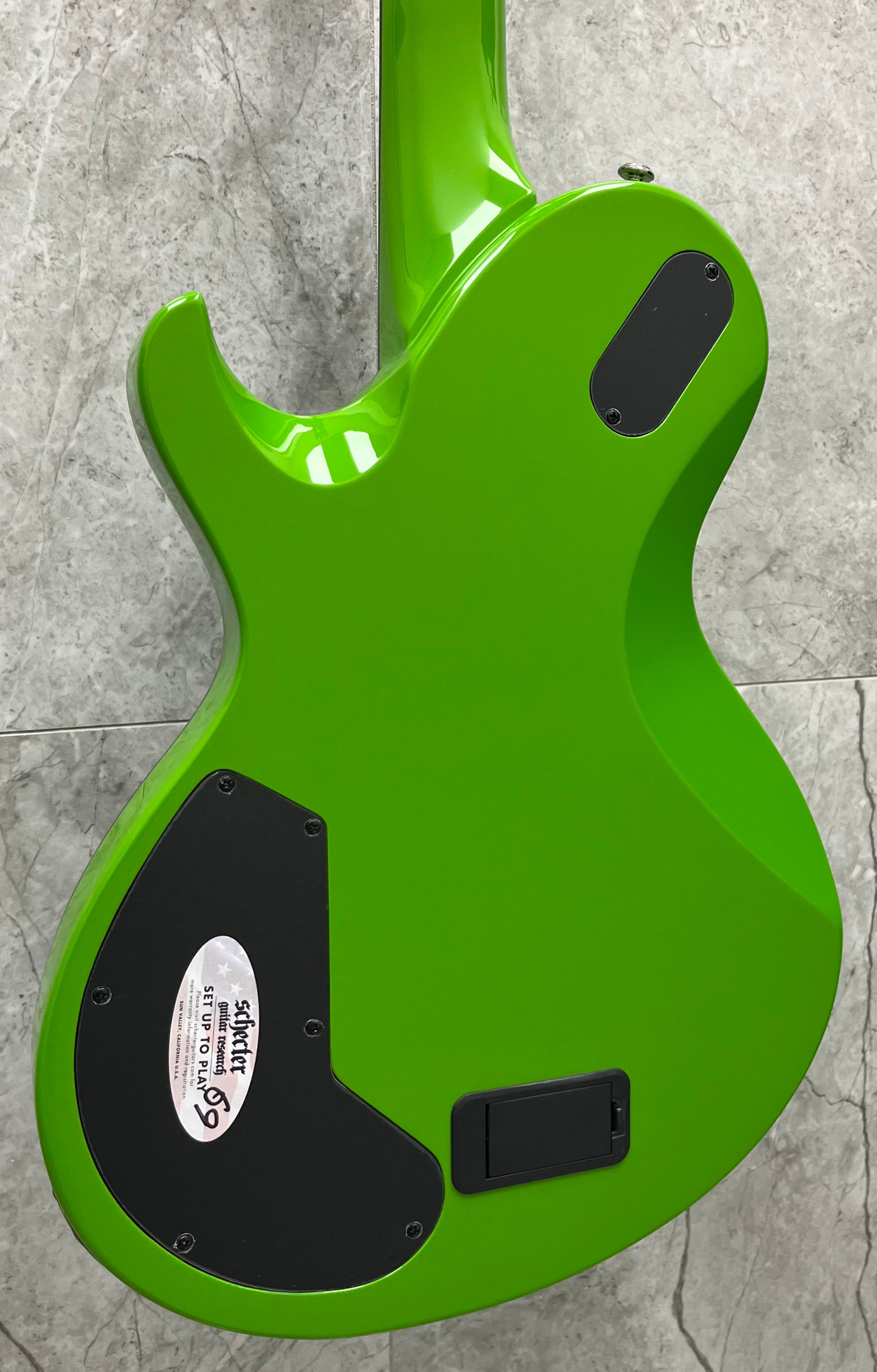 Schecter Kenny Hickey Solo 6 EX S Steele Green Sustainiac 379-SHC SERIAL NUMBER W25020652 - 8.0 LBS