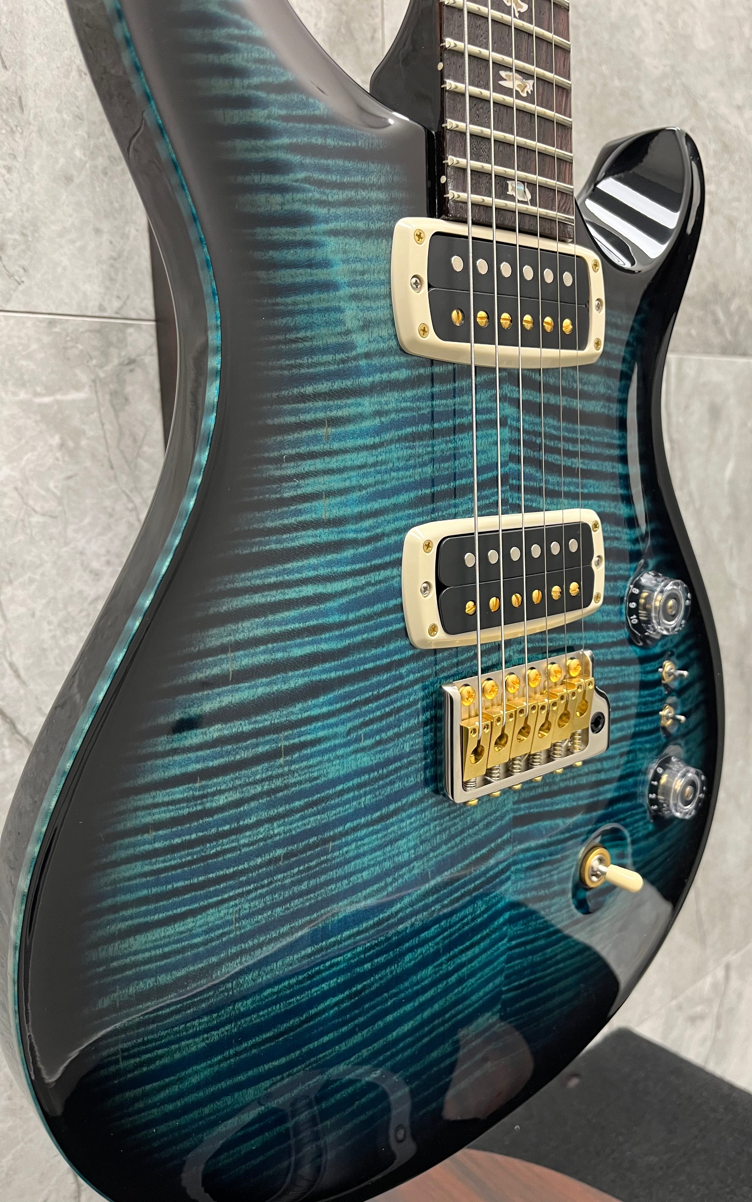PRS USA Custom 24-08 - 10 Top Electric Guitar w Hardshell Case - Cobalt Smokeburst 112793::71: SERIAL NUMBER 24 0390068 - 7.6 LBS