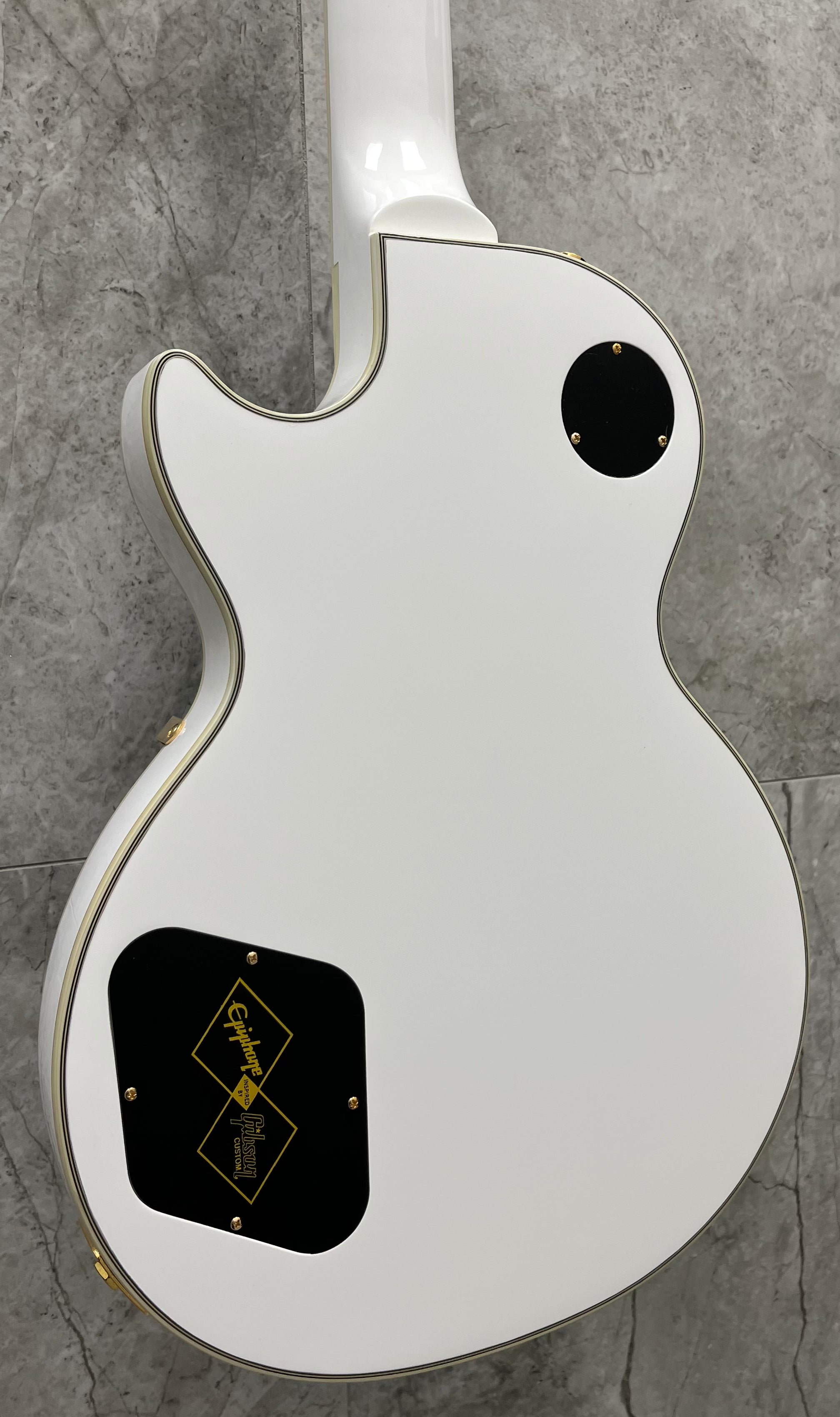 Epiphone ( GIBSON HEADSTOCK ) Les Paul Custom Electric Guitar with Epiphone ( GIBSON HEADSTOCK ) Les Paul Custom Electric Guitar with