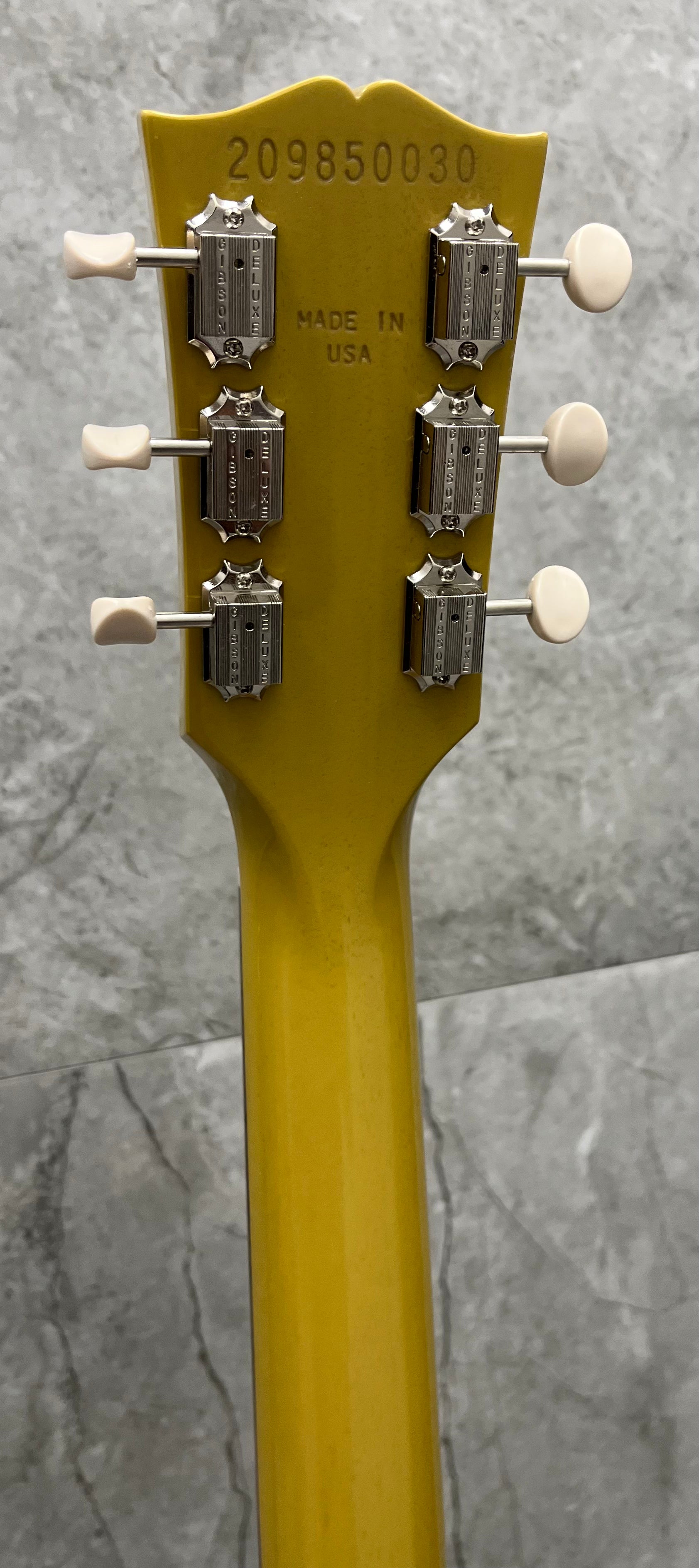 Gibson USA Les Paul JR Double Cut In TV Yellow With Hard