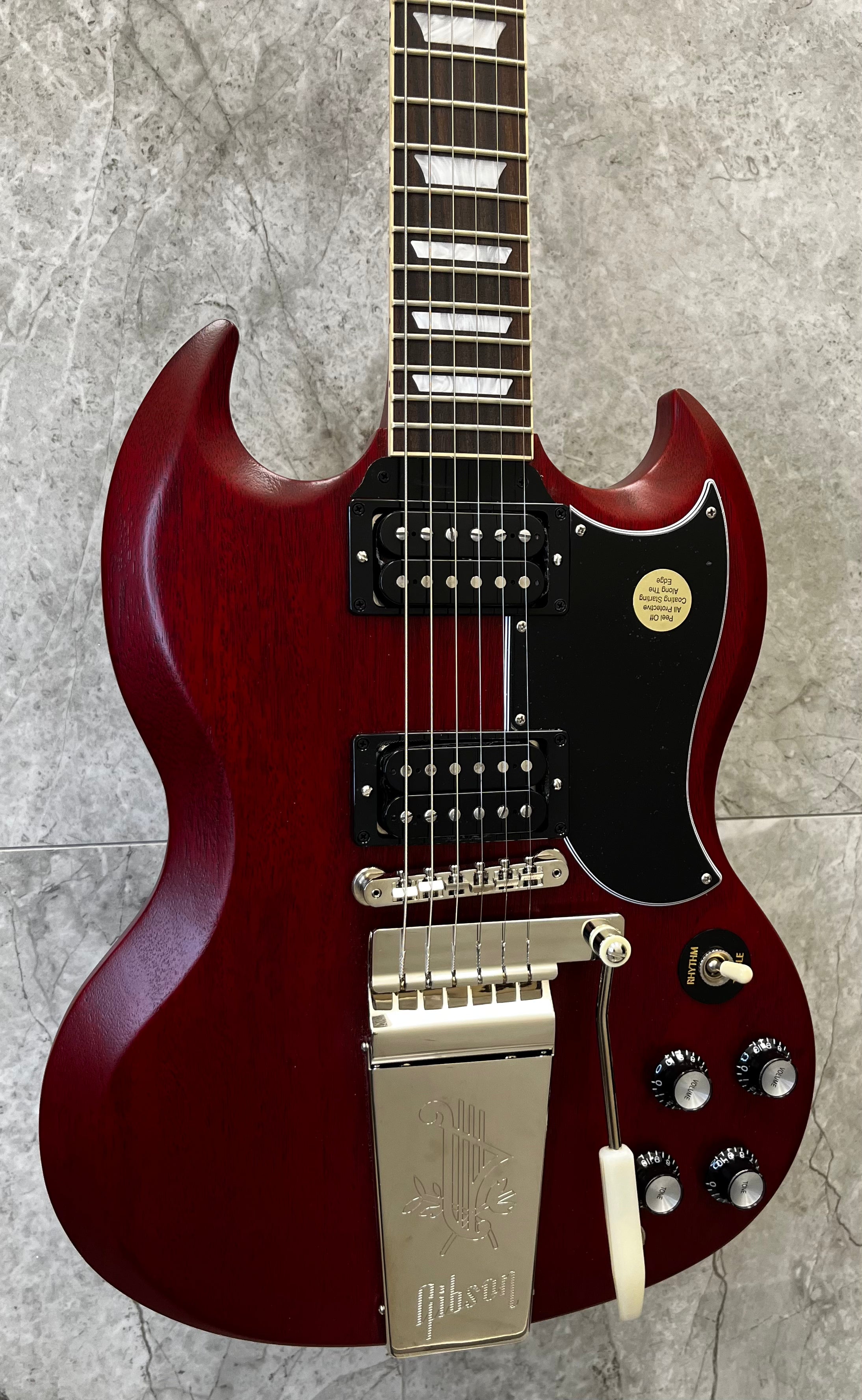 Gibson USA SG Standard Faded '61 w/Maestro - Vintage Cherry SG61F00VCNM SERIAL NUMBER 217820303 - 6 LBS 13 OZ