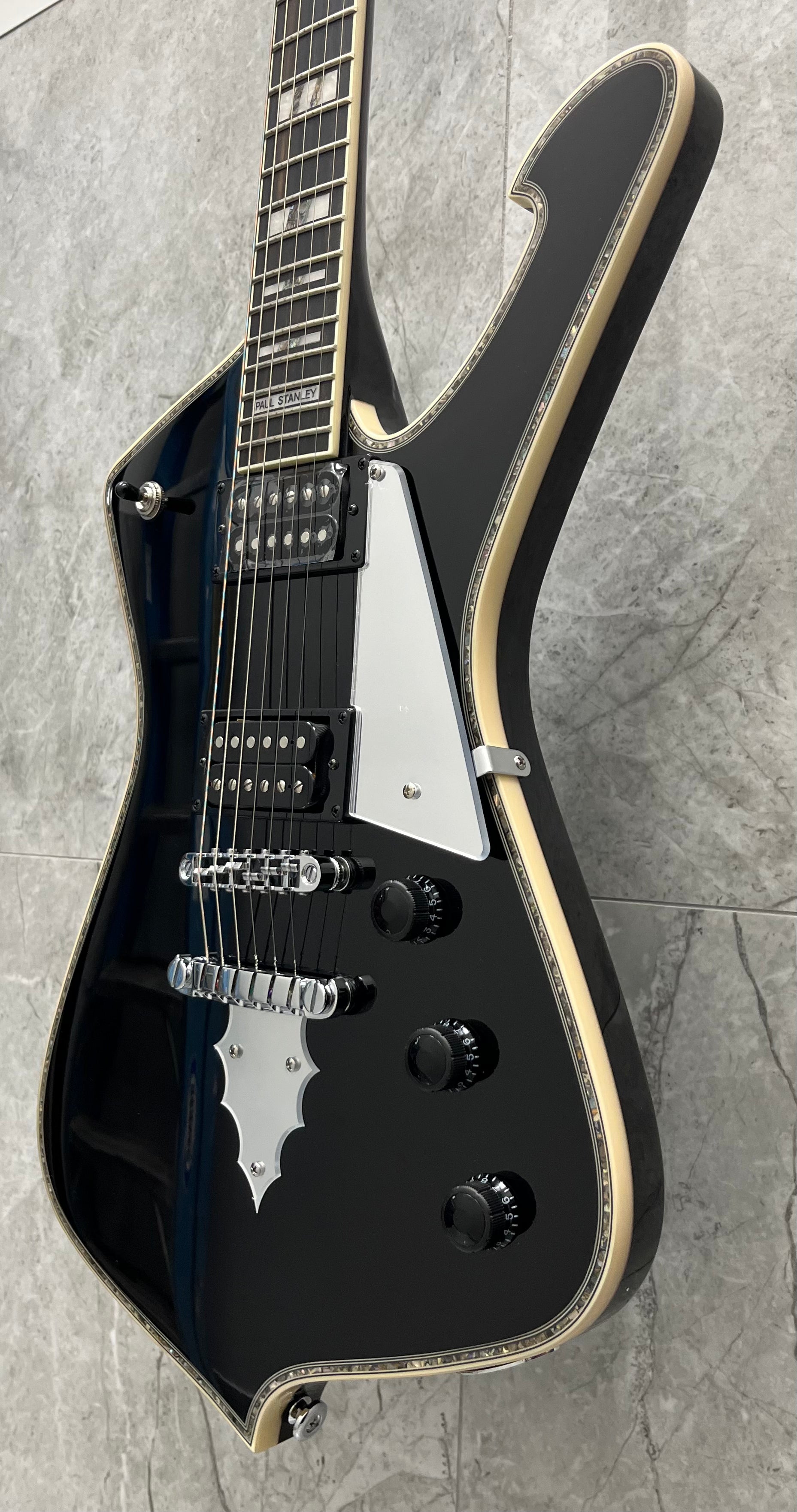 Ibanez Paul Stanley Signature Series PS120BK Electric Guitar SERIAL NUMBER 4L241000110 - 8.6 LBS