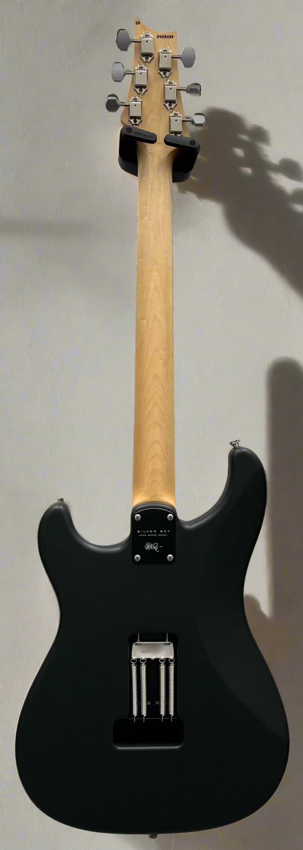 PRS Guitars USA Silver Sky Satin 82 - Faded Black Tee - Satin 113036::82: SERIAL NUMBER 25 0403033 - 7.2 LBS