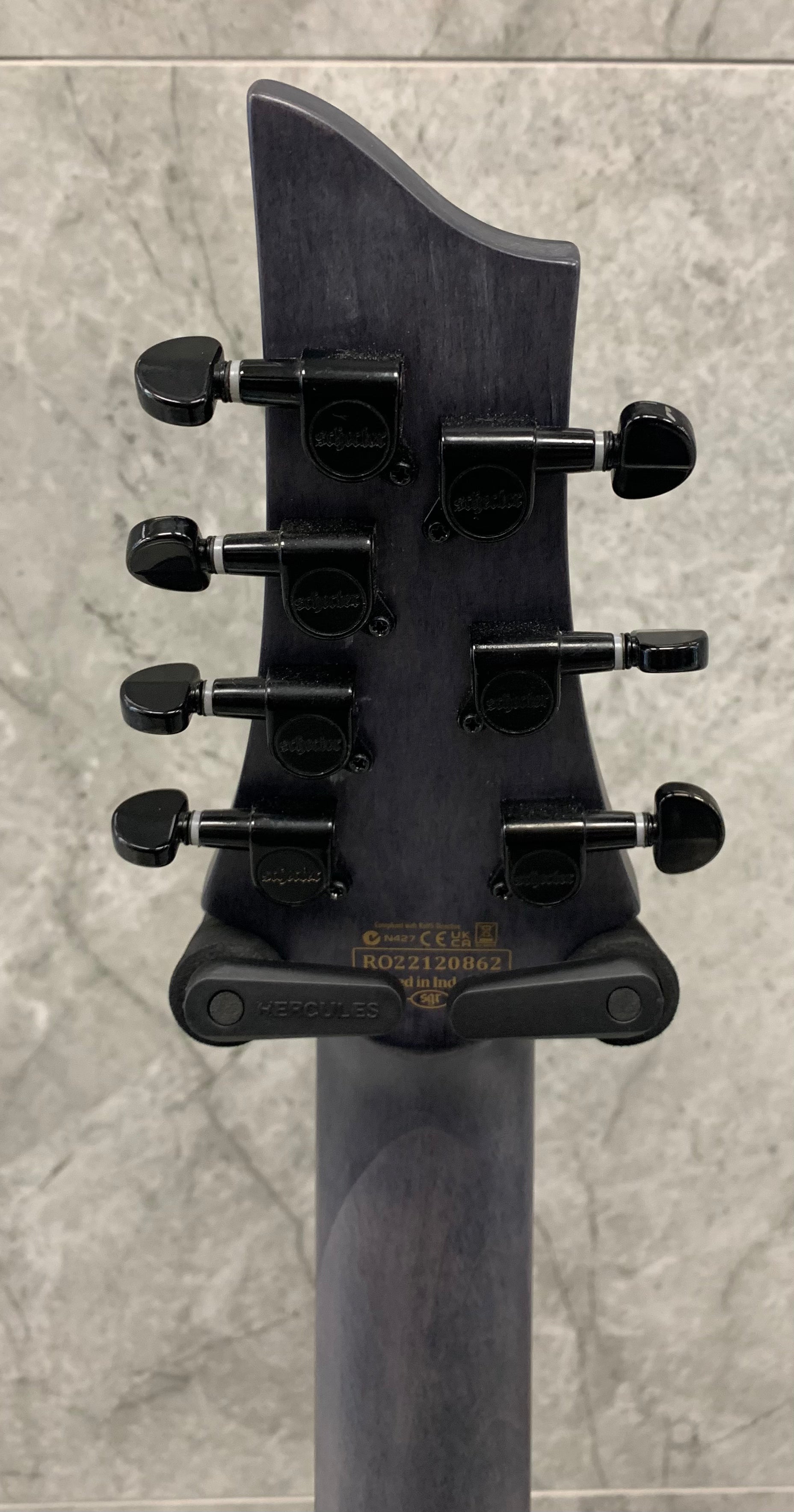 Schecter Omen Elite-7 7 String Electric Guitar Charcoal 2457-SHC SERIAL NUMBER RO22120862 - 7.0 LBS