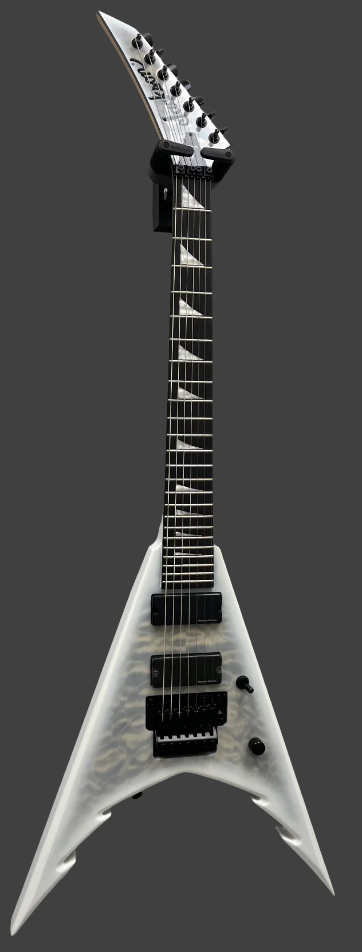 Jackson Pro Series Signature Corey Beaulieu King V  7 String KV7Q, Ebony Fingerboard, Winterstorm  2912127577 SERIAL NUMBER ISJ2403287 - 7.4 LBS