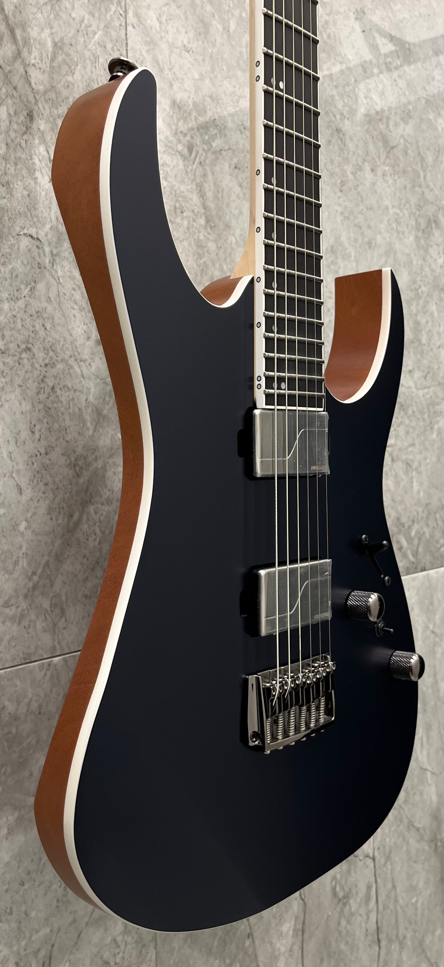 Ibanez RG5121DBF Prestige MADE IN JAPAN Series Electric Guitar W/ HARD SHELL CASE - Dark Tide Blue Flat SERIAL NUMBER F2506506 - 8.4 LBS