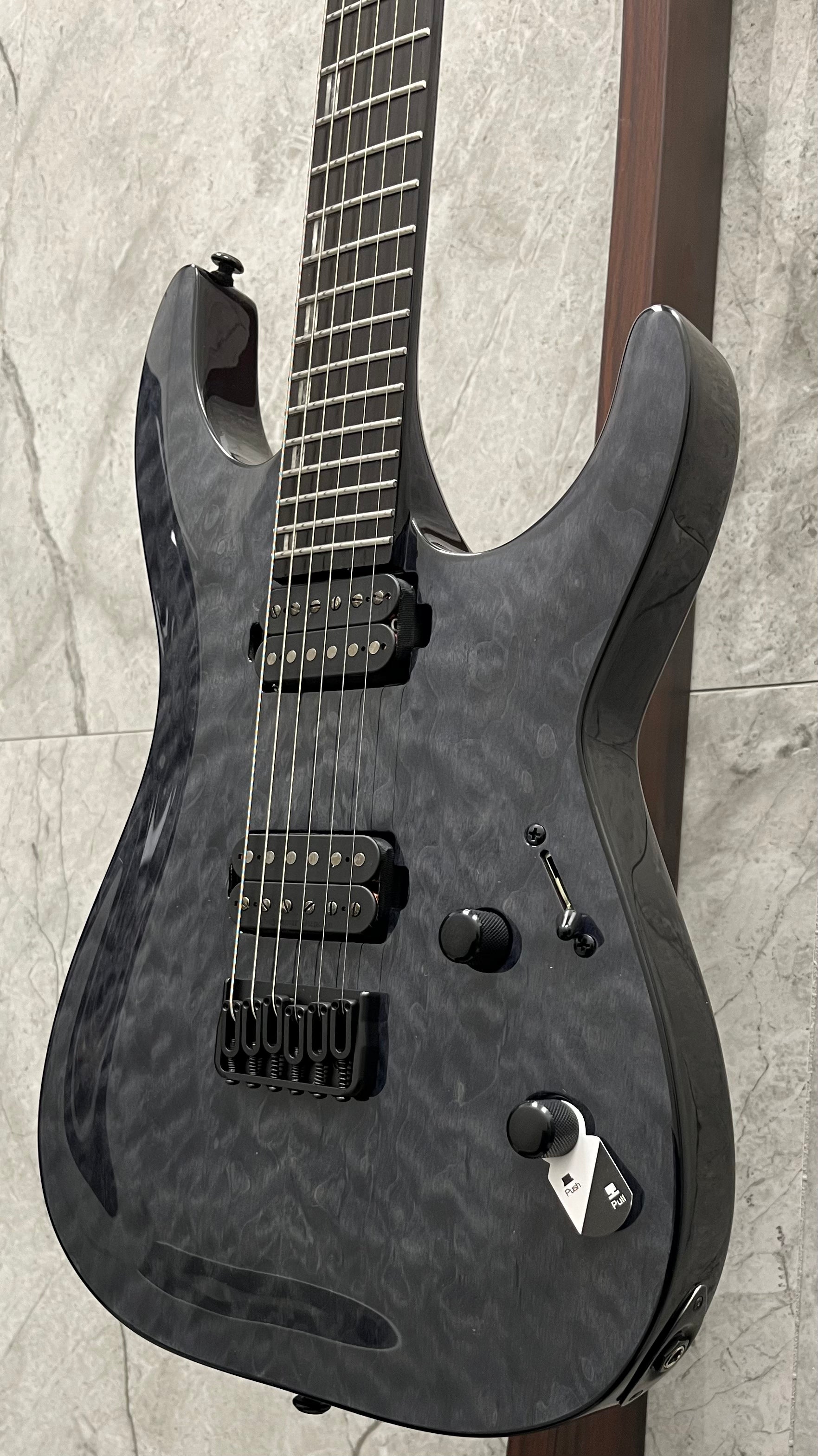 ESP LTD H-1001 SEE THRU BLACK H1001 LH1001QMSTBLK SERIAL NUMBER W23103216 - 6.8 LBS