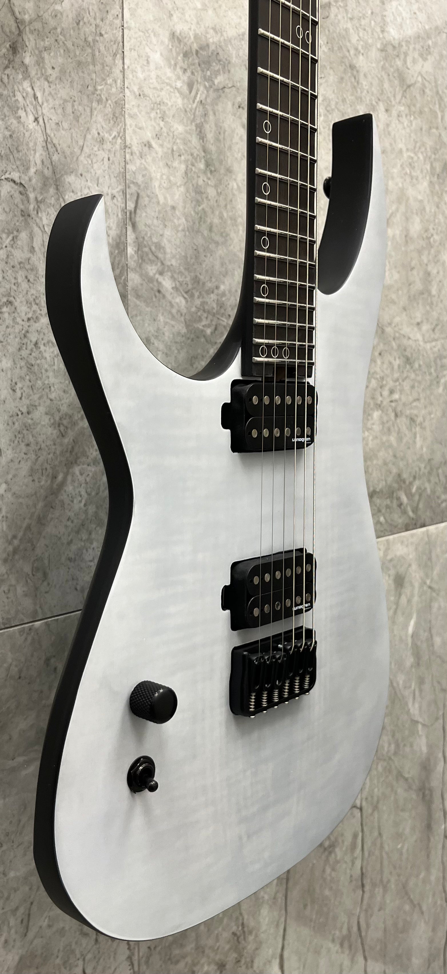 Schecter Keith Merrow KM-6 MK-III Legacy Left Handed Electric Guitar, Transparent White Satin 876-SHC SERIAL NUMBER W24100203 - 6.6 LBS