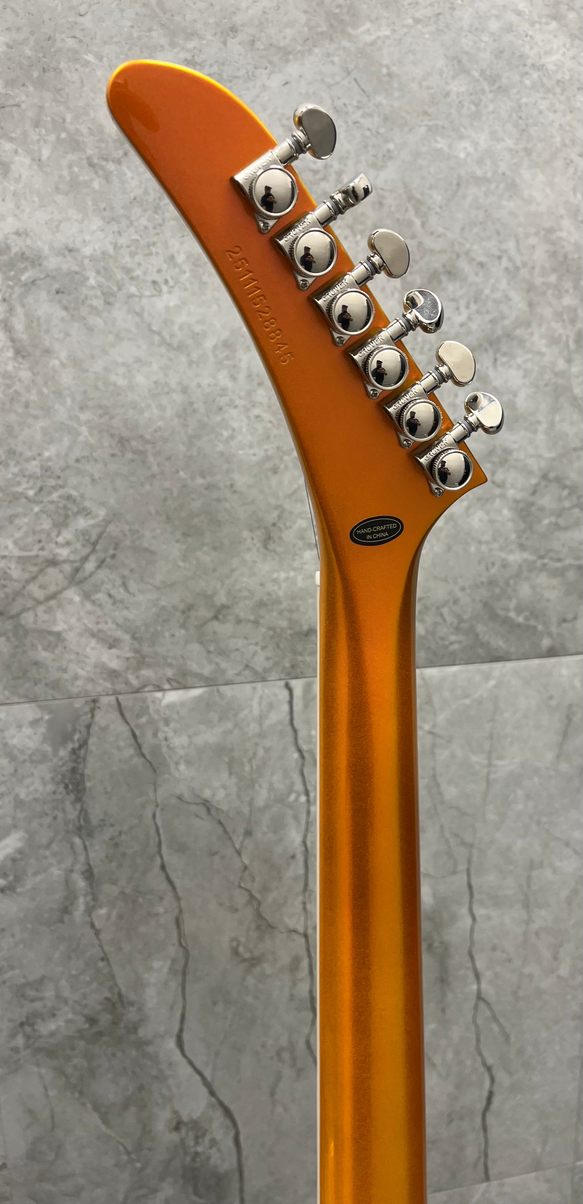 Epiphone Futura Explorer Custom W/ Stainless Steel Frets and Gig Bag Firestorm Shift EIFEXCFSSNH