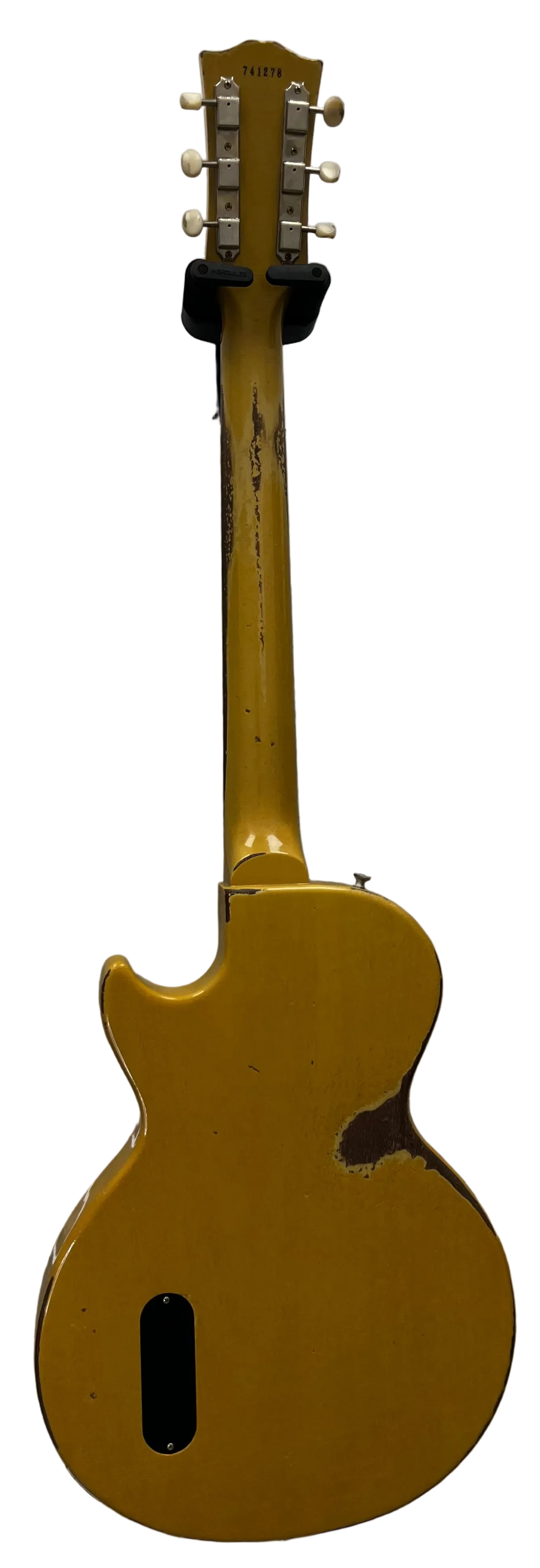 Gibson Custom Shop Murphy Lab 1957 Les Paul Junior Single Cut TV Yellow Heavy Aged - TV Yellow LPJRSC57HATVNH SERIAL NUMBER 741278 - 7 LBS 9 OZ