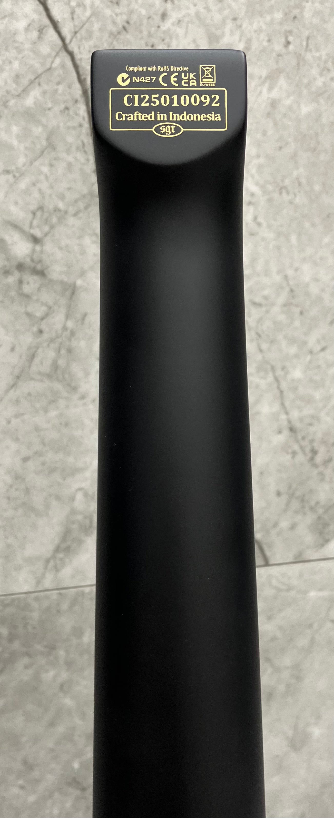 Schecter Synyster Gates Custom 6 TR S W/SUSTAIANIAC Left Handed Headless Electric Guitar, Satin Black 2116-SHC SERIAL NUMBER CI25010092 - 7 LBS 14 OZ