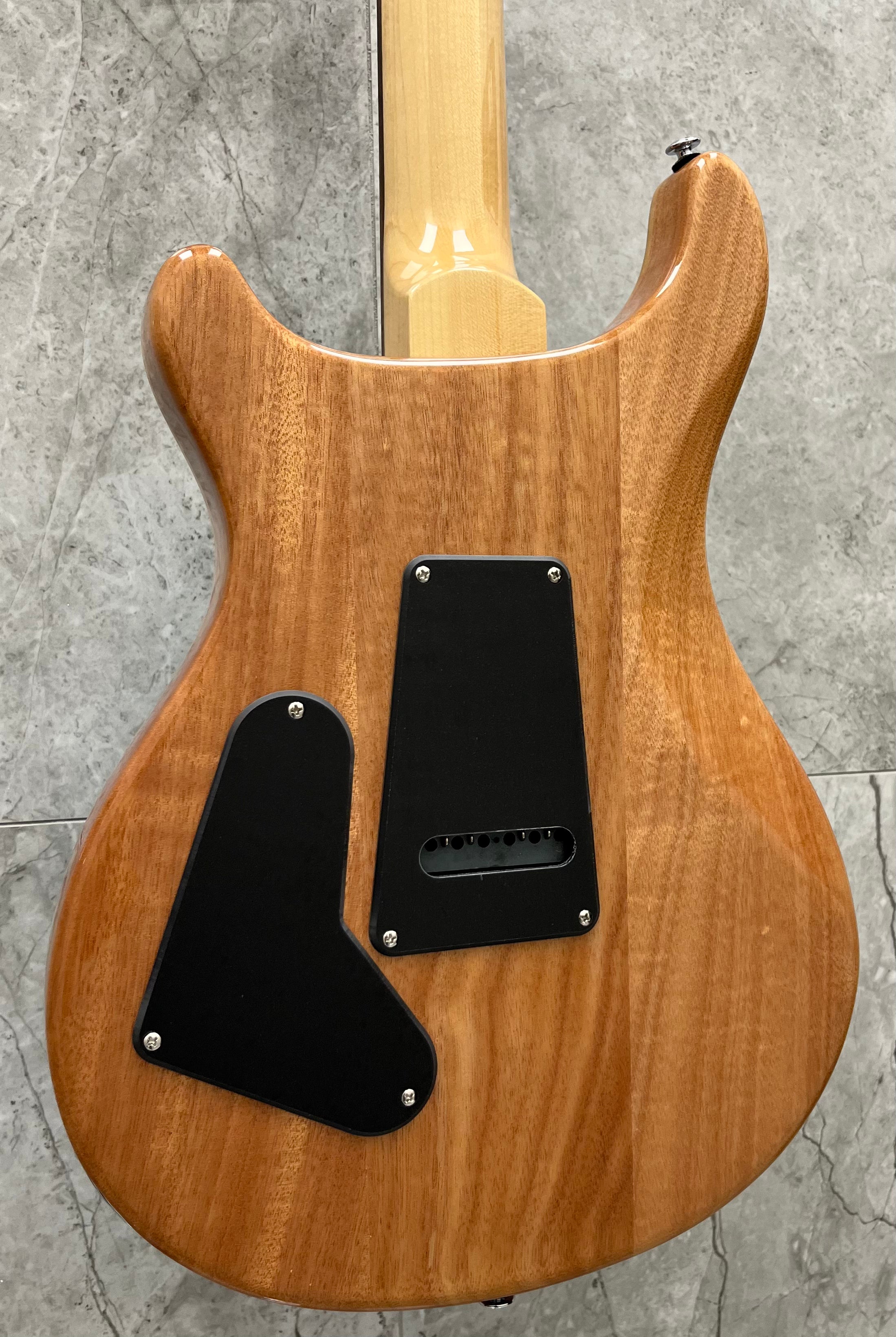 PRS GUITARS SE Custom 24 W/ GIG BAG Blue Matteo / Natural back 108193:BN SERIAL NUMBER CTIG120386 - 7 LBS 12 OZ