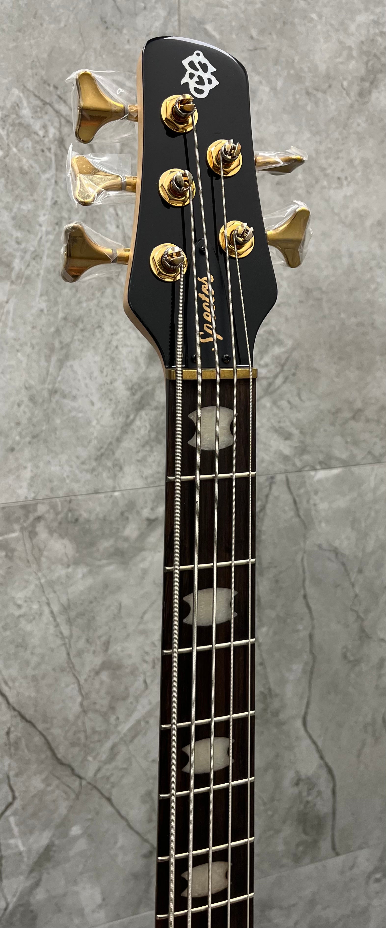 Spector Bass NS Icon Bolt-On 5-String Bass Guitar - Black Gloss ICONNS5BBK SERIAL NUMBER CI25090221 - 8 LBS 10 OZ