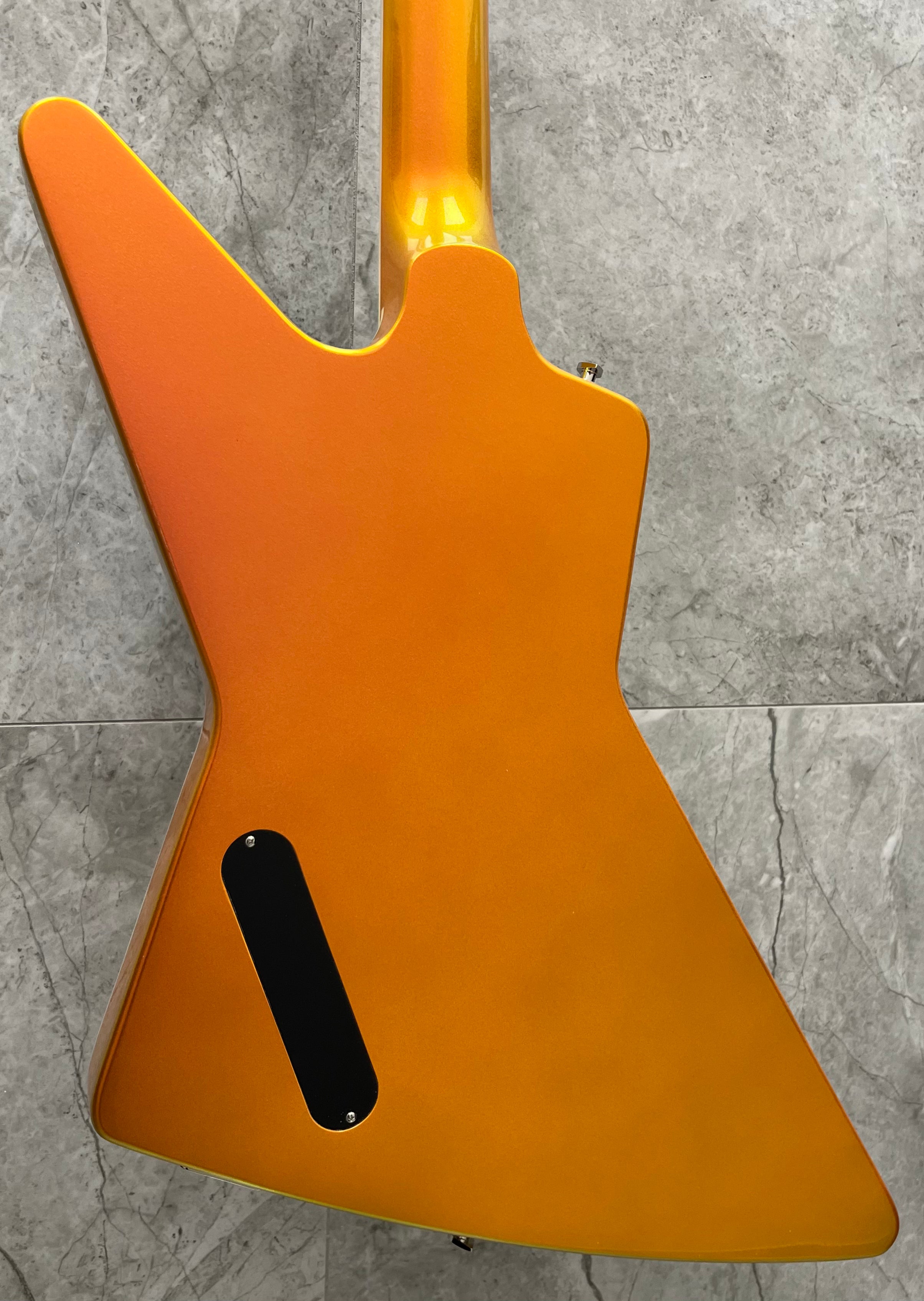 Epiphone Futura Explorer Custom W/ Stainless Steel Frets and Gig Bag Firestorm Shift EIFEXCFSSNH