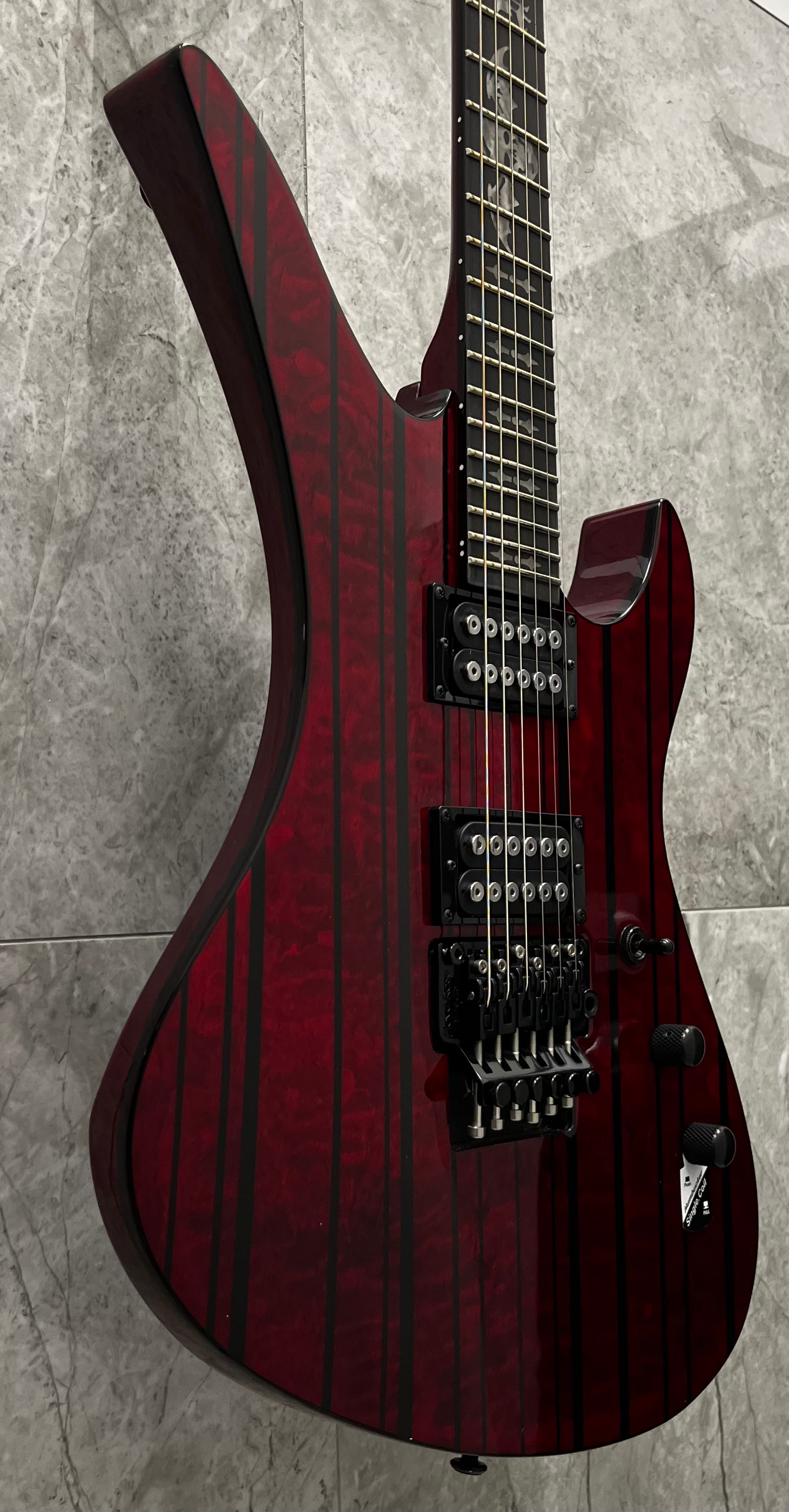 Schecter Synyster Standard Plus Transparent Deep Red 1753-SHC SERIAL NUMBER IM25120702 - 7 LBS 10 OZ