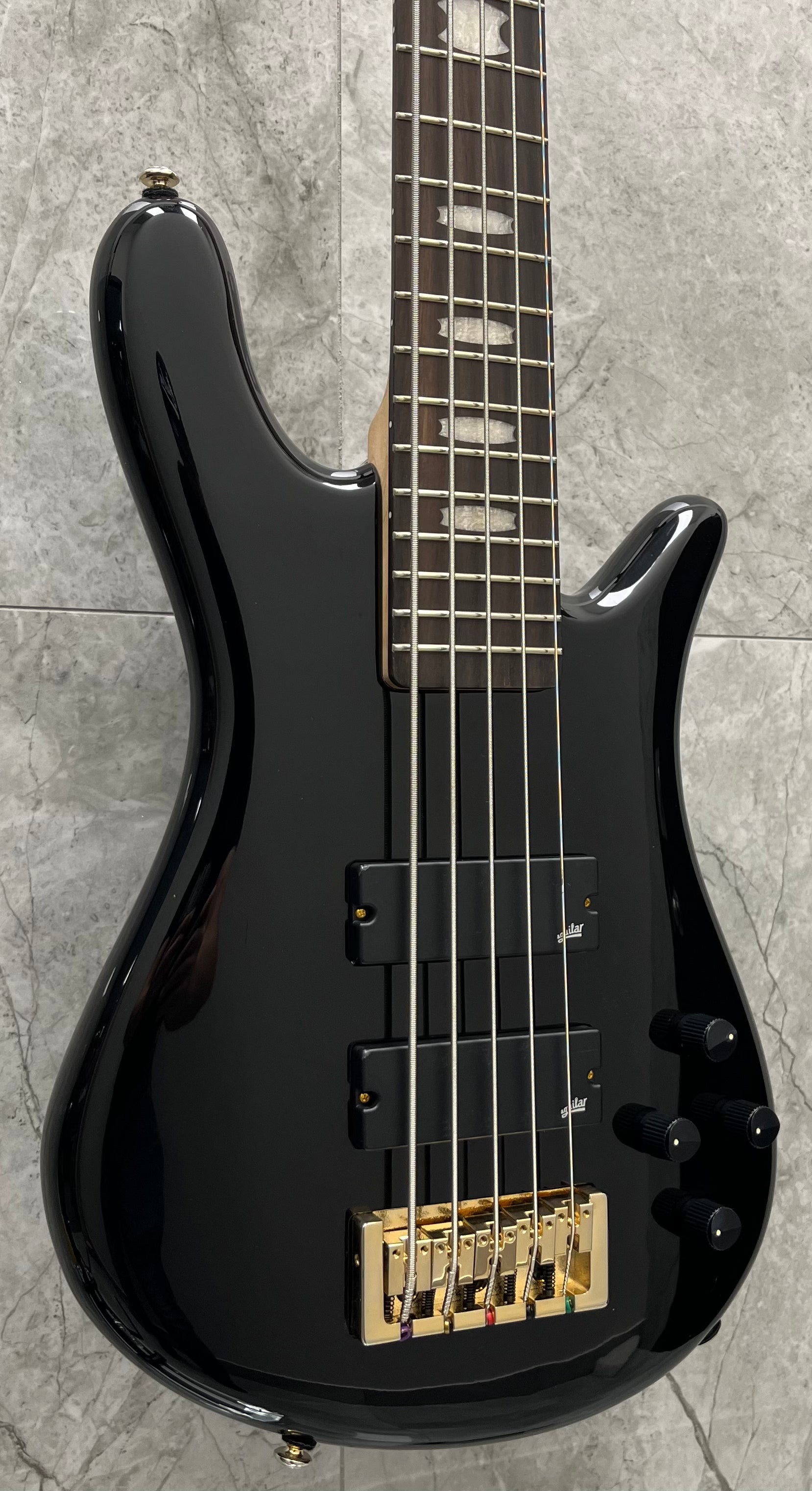 Spector Bass NS Icon Bolt-On 5-String Bass Guitar - Black Gloss ICONNS5BBK SERIAL NUMBER CI25090221 - 8 LBS 10 OZ