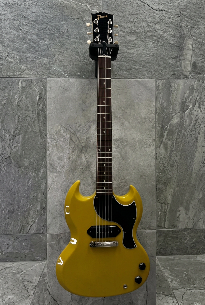Gibson USA EXCLUSIVE SG Junior TV Yellow W/ HARDSHELL CASE SGJR25TVNH SERIAL NUMBER 221860239 - 5 LBS 15 OZ