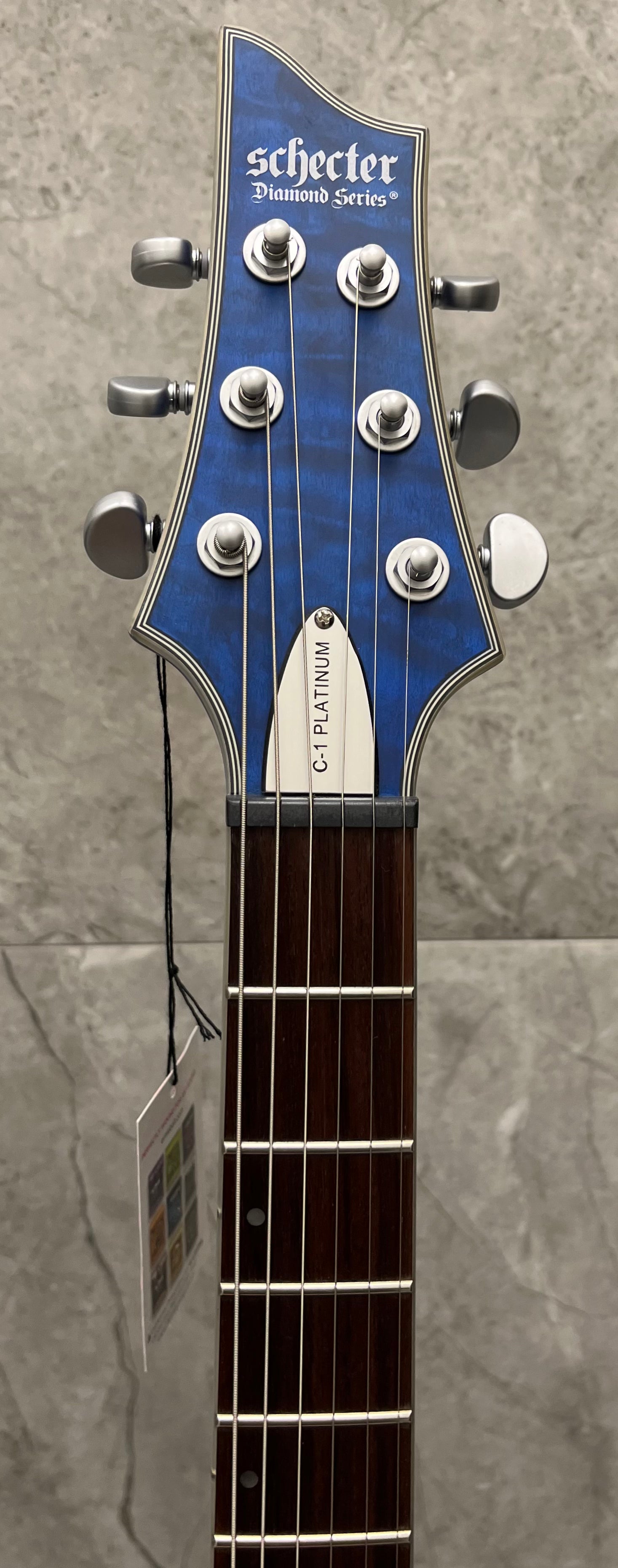 Schecter C-1 Platinum Electric Guitar W/ EMG PICKUPS See-Thru Schecter C-1 Platinum Electric Guitar W/ EMG PICKUPS See-Thru