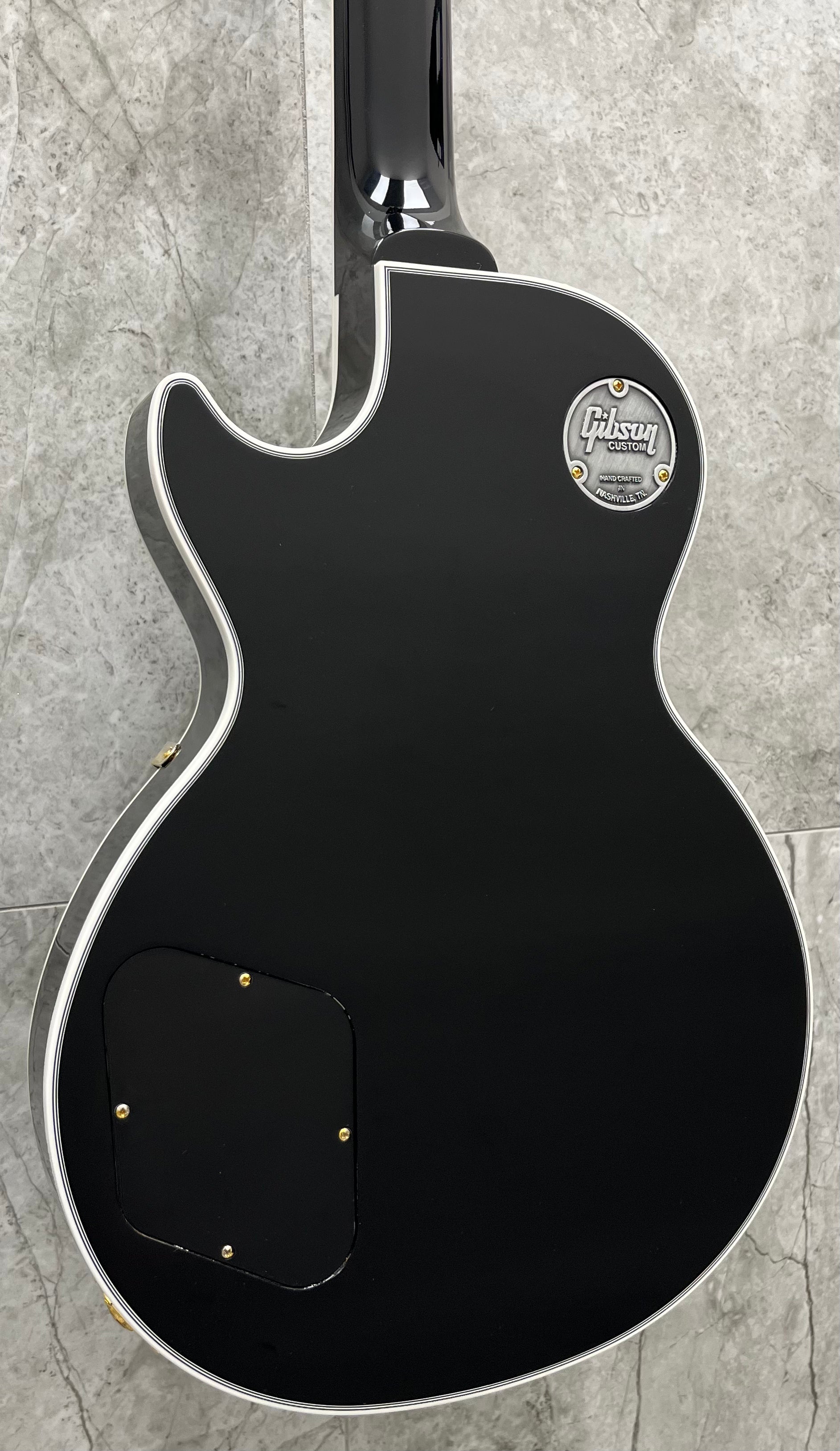 Gibson USA Custom Shop Les Paul Custom w/ Ebony Fingerboard Gloss Ebony LPCE-EBGH SERIAL NUMBER CS403364 - 10.4 LBS