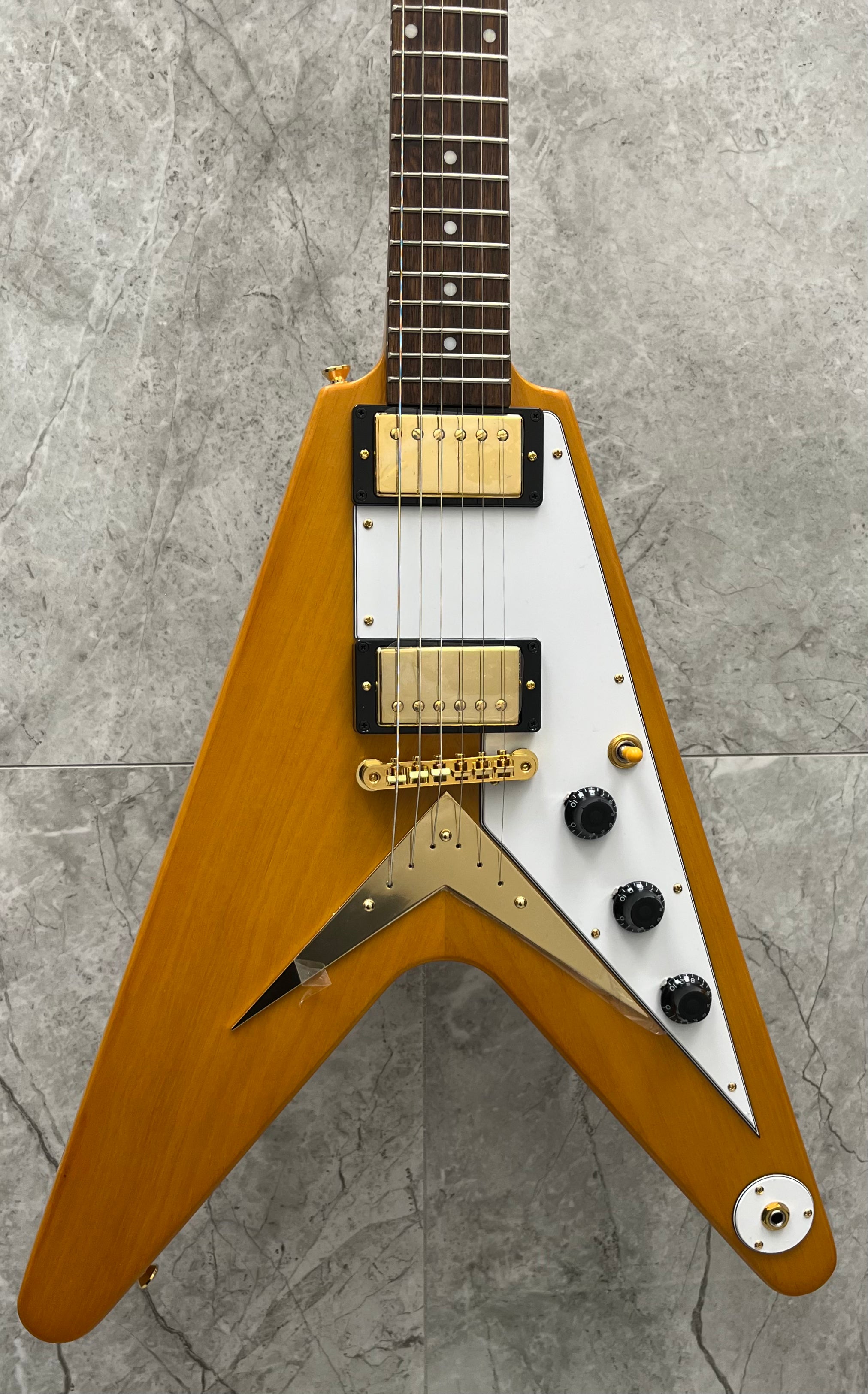 Epiphone Inspired by Gibson Custom Shop 1958 Korina Flying V Epiphone Inspired by Gibson Custom Shop 1958 Korina Flying V