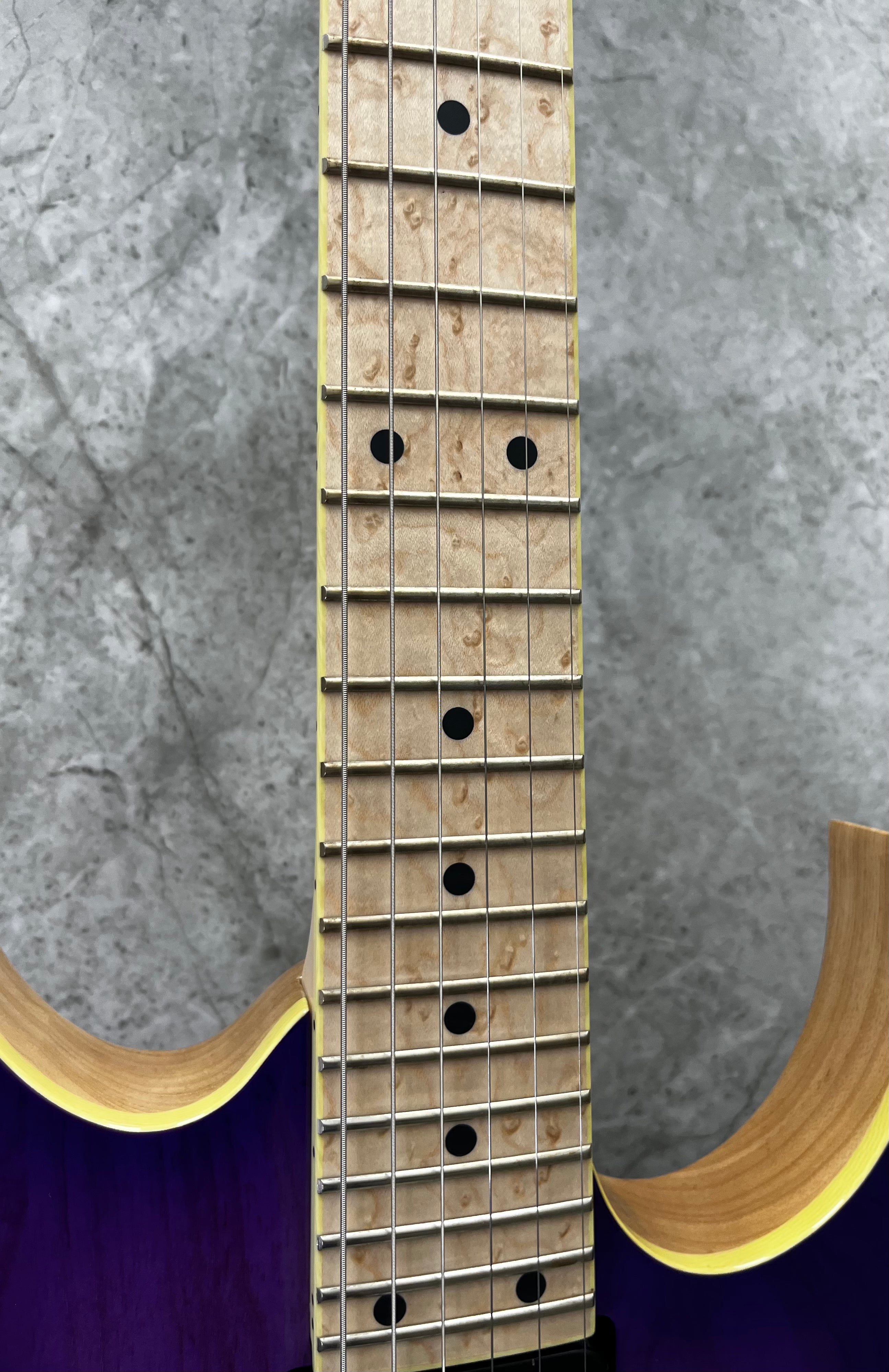 Ibanez RG Prestige Made in Japan 6 string Electric Guitar w/Case - Royal Plum Burst RG652AHMFXRPB SERIAL NUMBER F2607456 - 6 LBS 14 OZ