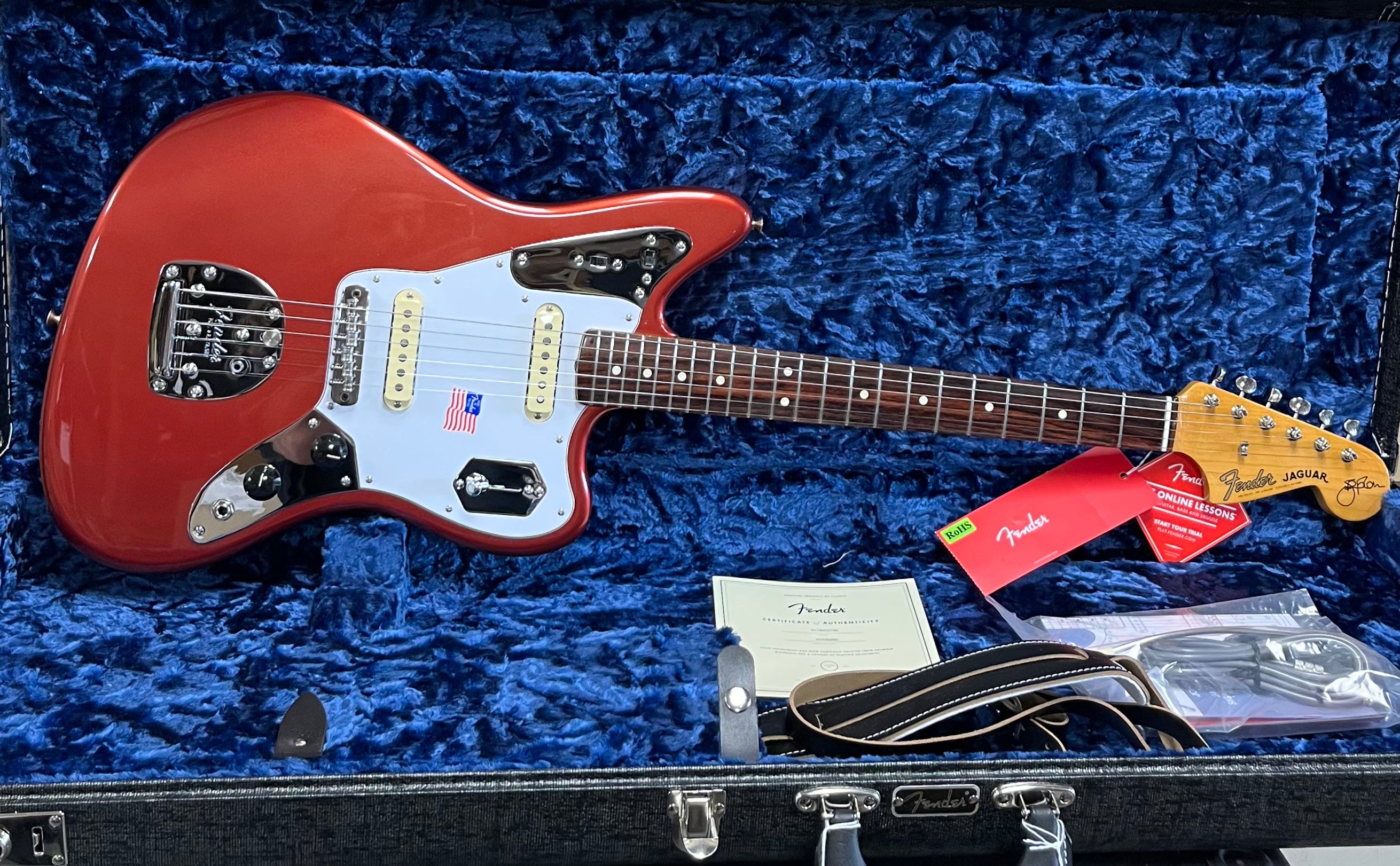 Fender USA Johnny Marr Jaguar Rosewood Fingerboard Metallic KO Fender USA Johnny Marr Jaguar Rosewood Fingerboard Metallic KO