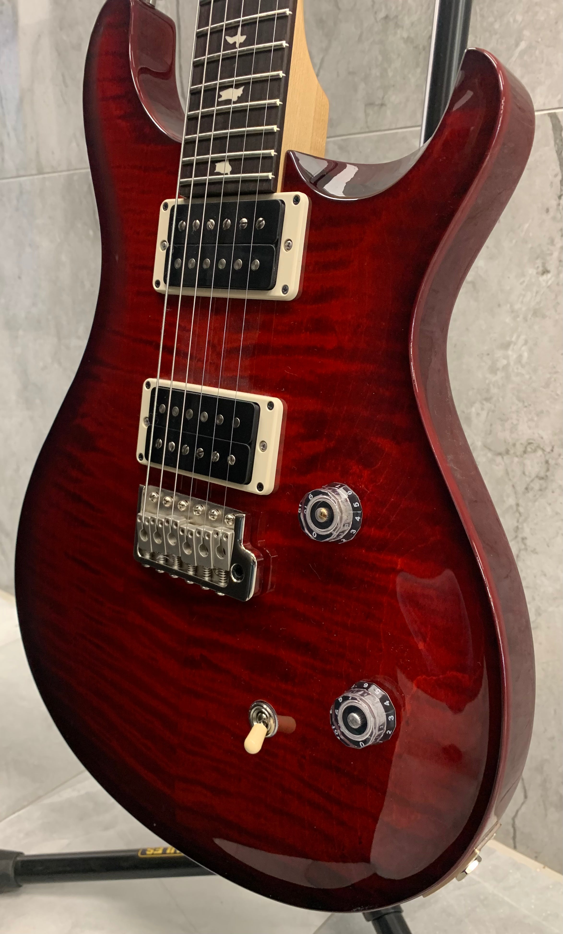 PRS USA Ce24 – Custom colour – Fire Red Wrap 112784:CC SERIAL NUMBER 0379792