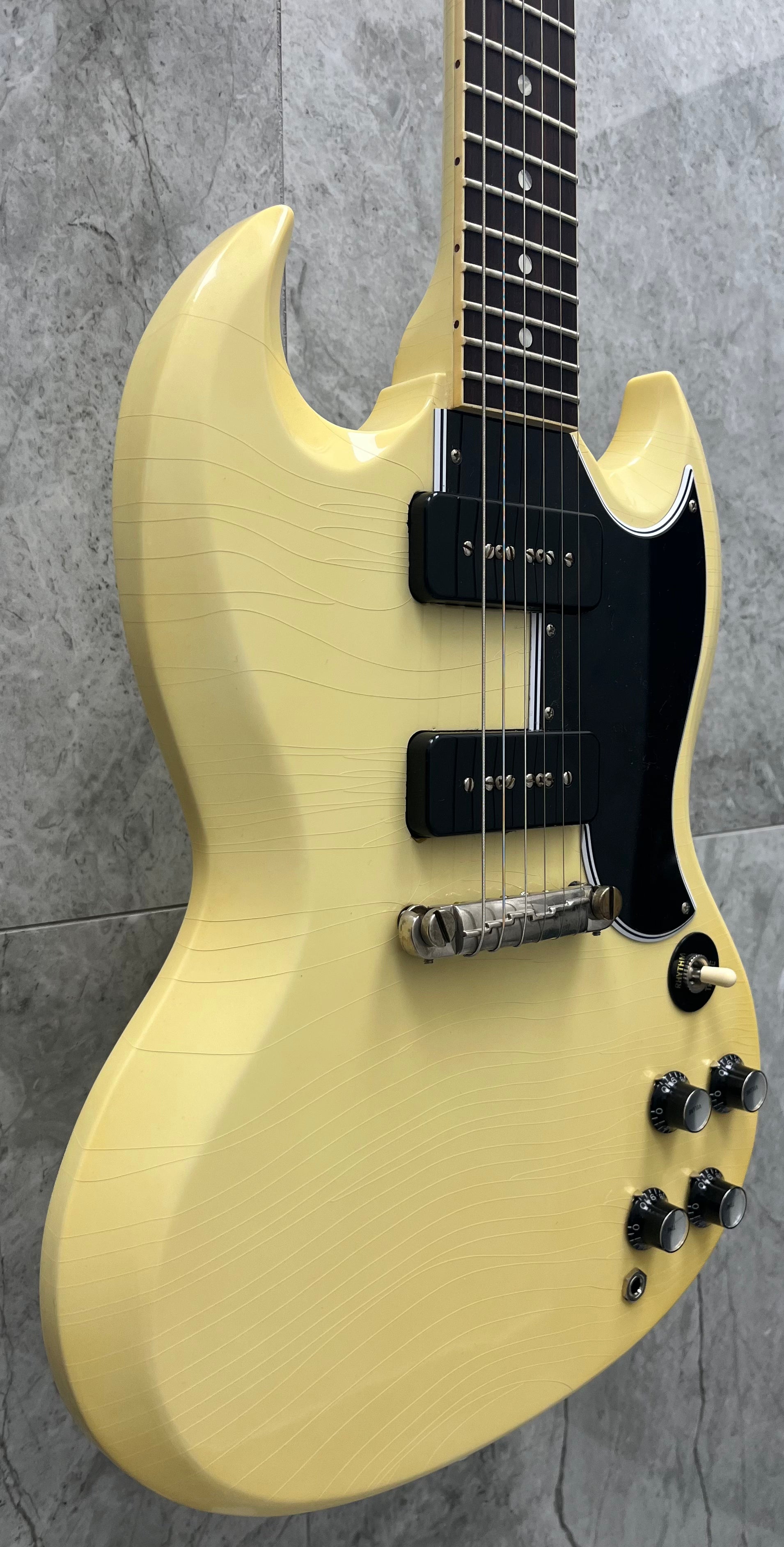 Gibson Custom Shop Murphy Lab 1963 SG Special Classic White Ultra Light Aged - Classic White SGSP63ULCWNH