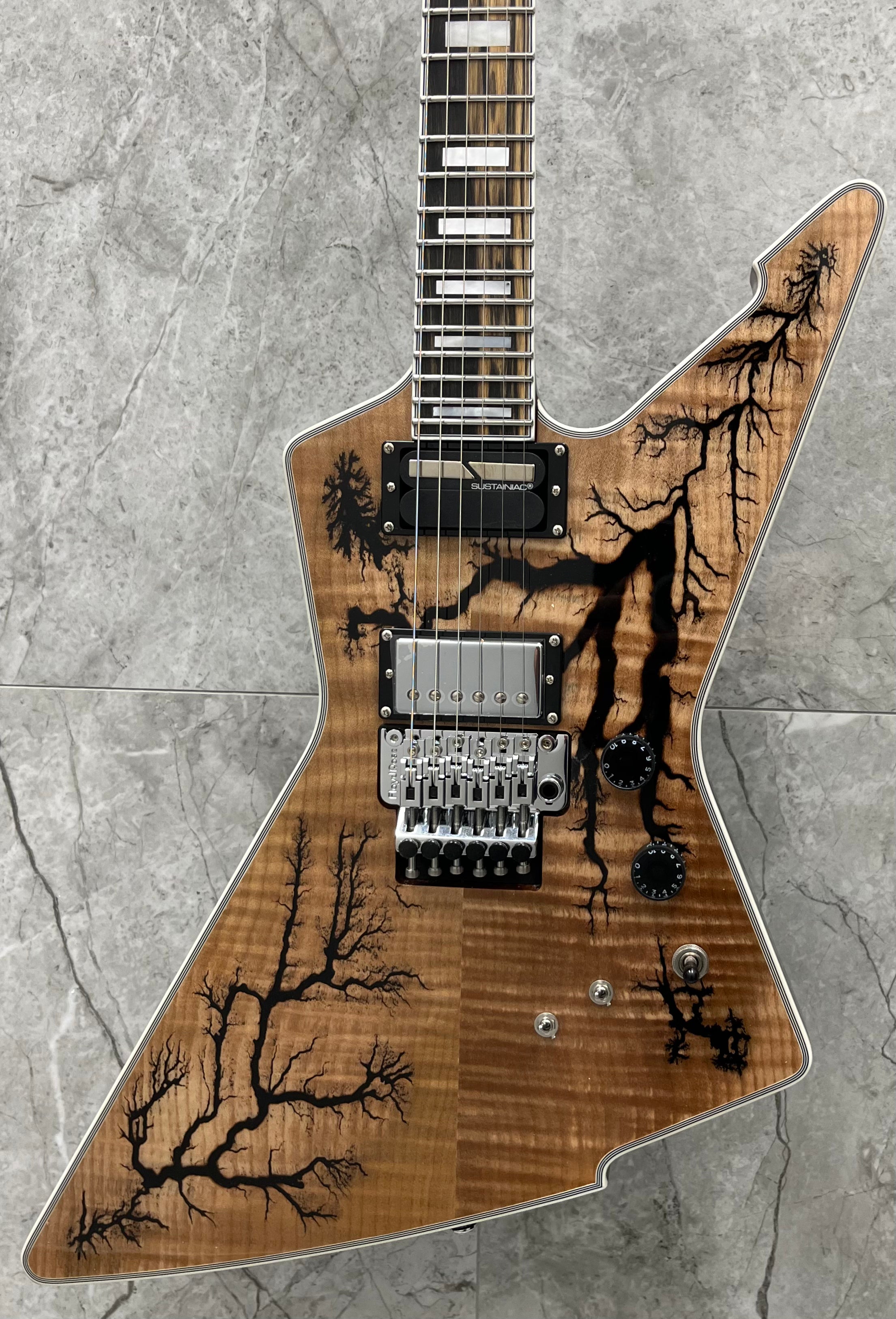 Schecter E-1 FR-S Electro-Resin w/ Sustainiac Gloss Natural 605-SHC SE