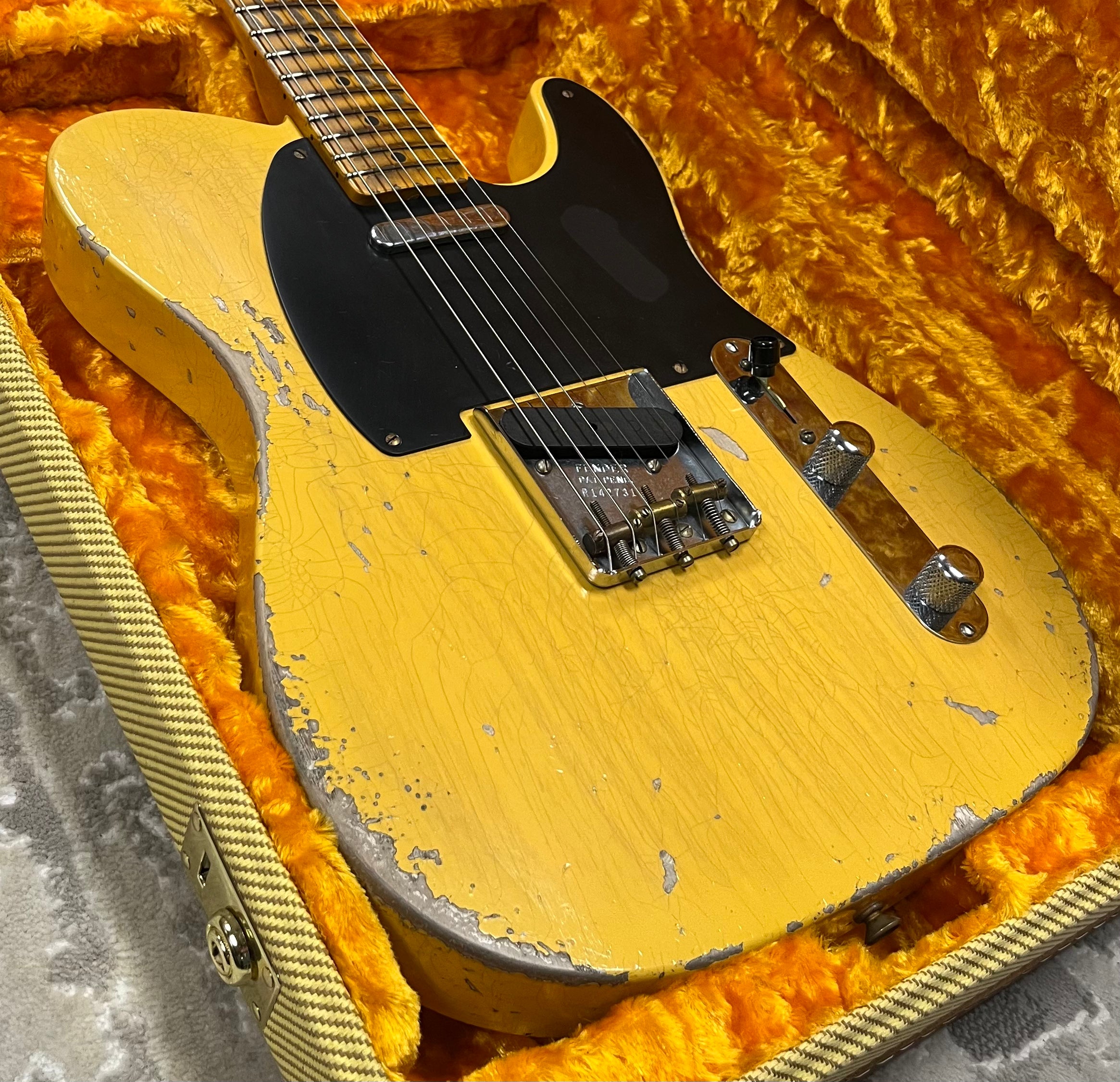 Fender Custom Shop 1951 Nocaster Heavy Relic 1-Piece Rift Sawn Maple Neck, Faded Aged Nocaster Blonde 9235700021 SERIAL NUMBER R142731 - 7.0 LBS