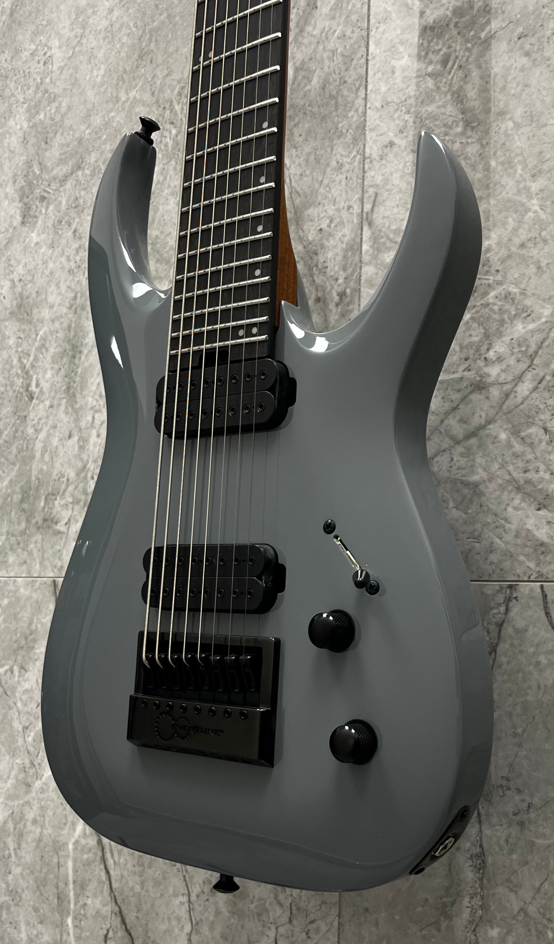JACKSON Pro Plus Series Signature Misha Mansoor Juggernaut EVERTUNE ET8, Ebony Fingerboard, Nardo Gray 2914018570 SERIAL NUMBER ICJ2601180 - 9 LBS 7 OZ