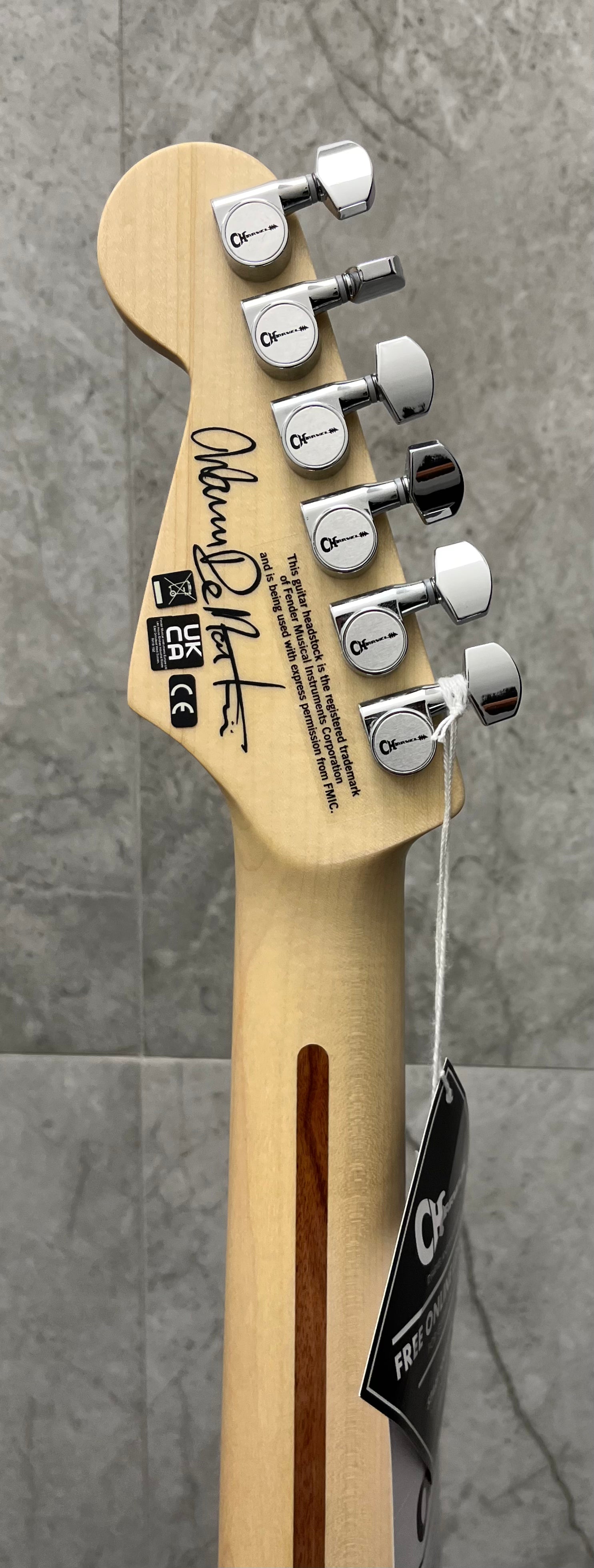 Charvel Pro Mod San Dimas Warren DeMartini Signature BLOOD AND SKULLS 2969171590 SERIAL NUMBER MC233011 - 7.8 LBS