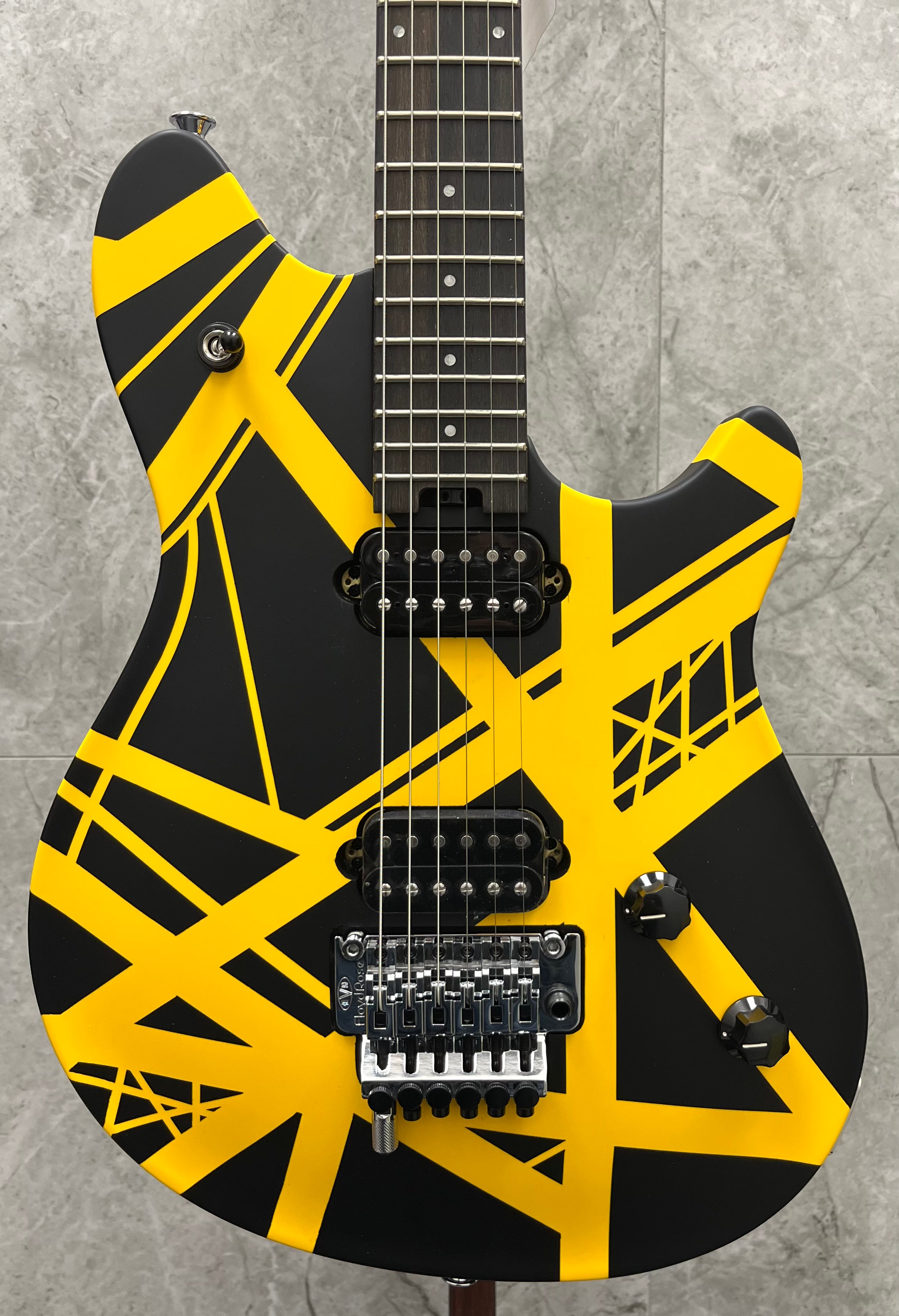EVH Wolfgang Special Striped Series Ebony Fingerboard Satin Black and