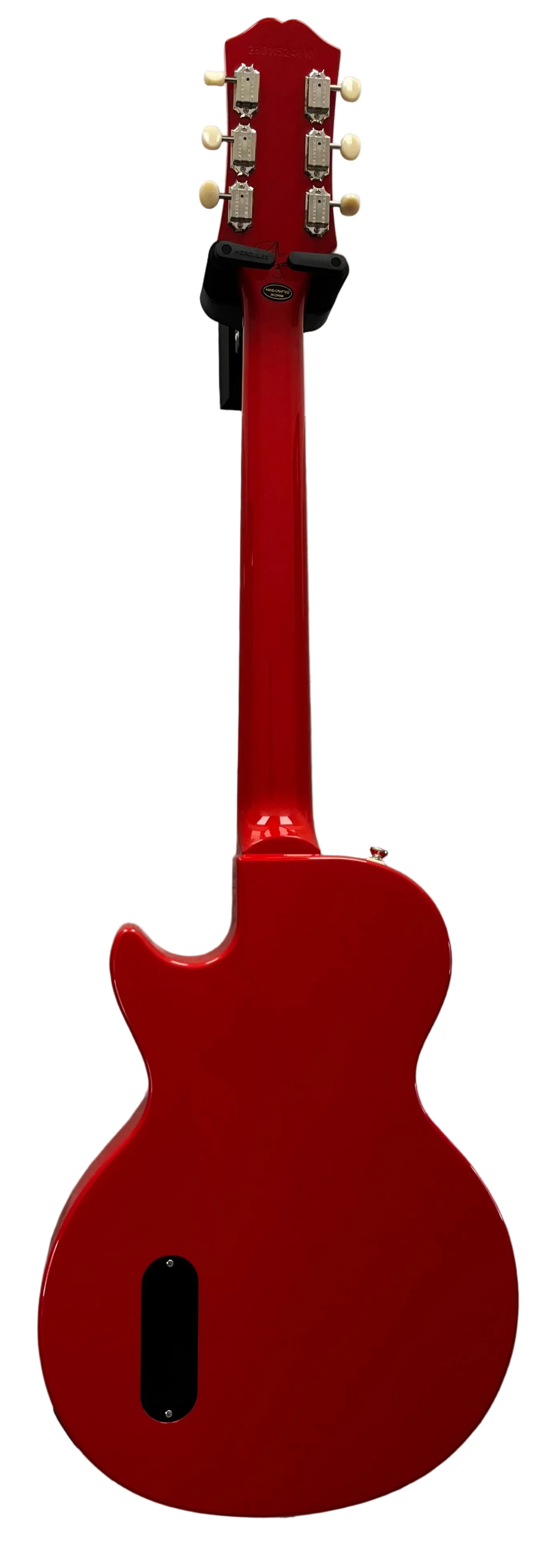 Epiphone Billie Joe Armstrong Les Paul Junior Electric Guitar with Hardshell Case - Radiant Red EIGBJALPJRRNH SERIAL NUMBER 26011524613 - 7 LBS 5 OZ