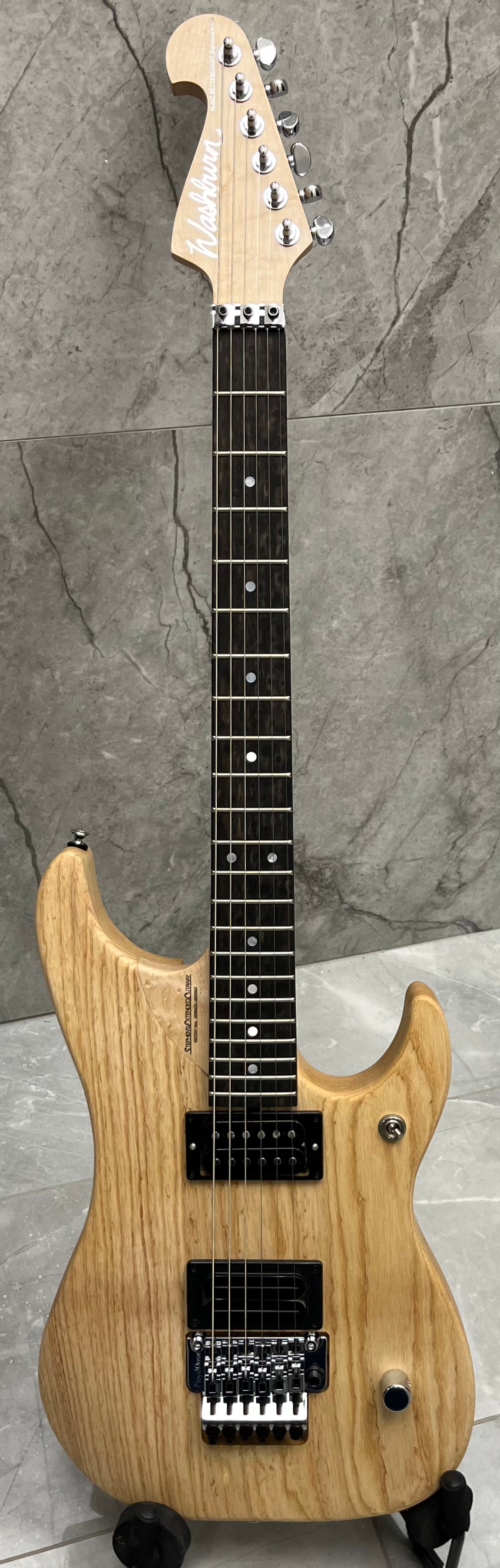 Washburn USA N4 Nuno Bettencourt Swamp Ash Natural Matte Finish N4ESANM-D SERIAL NUMBER 2509524 - 6 LBS 10 OZ