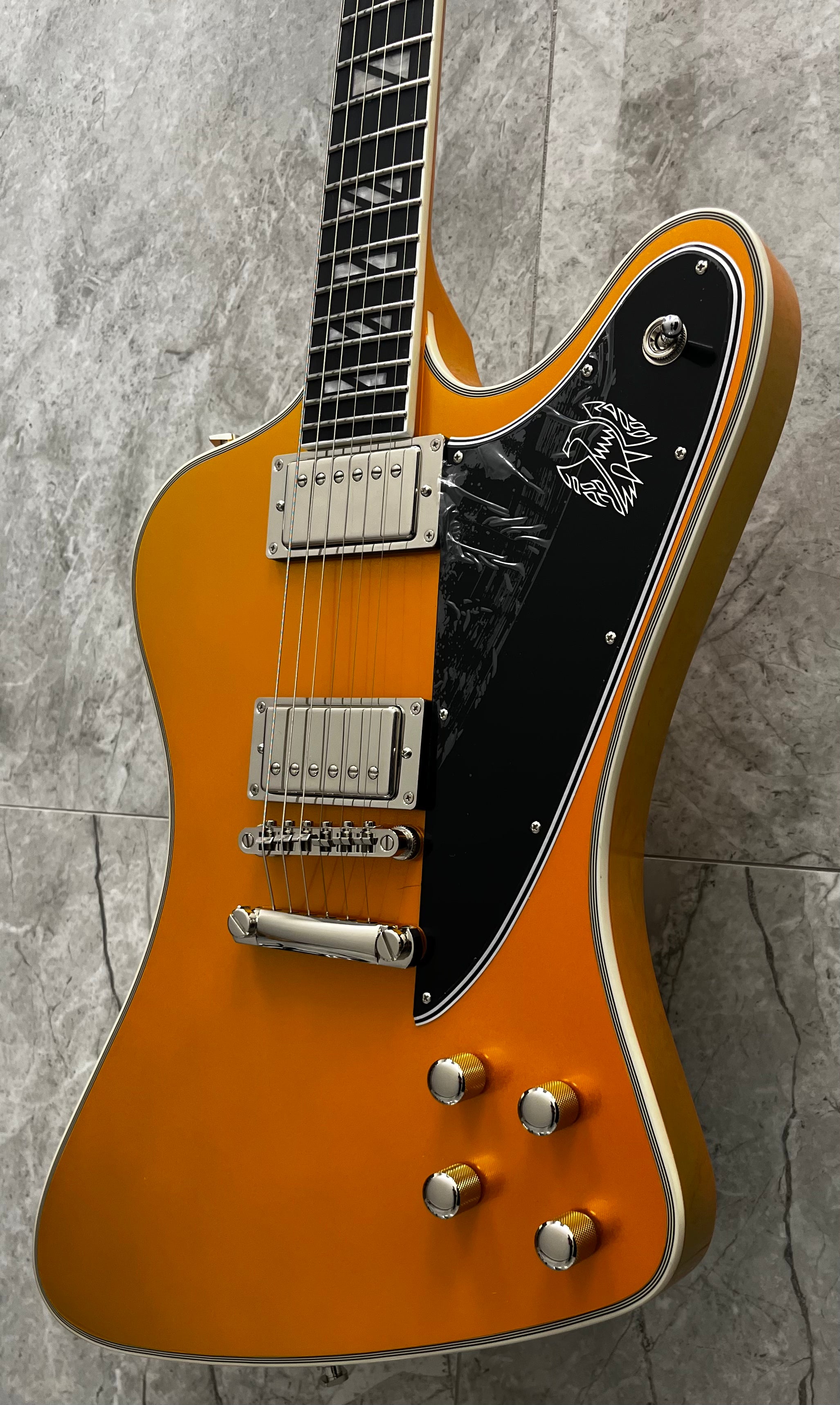 Epiphone Futura Firebird Custom w/ Stainless Steel Frets and Gig Bag Firestorm Shift EIFFBCFSSNH SERIAL NUMBER 25111527386 - 8 LBS 6 OZ
