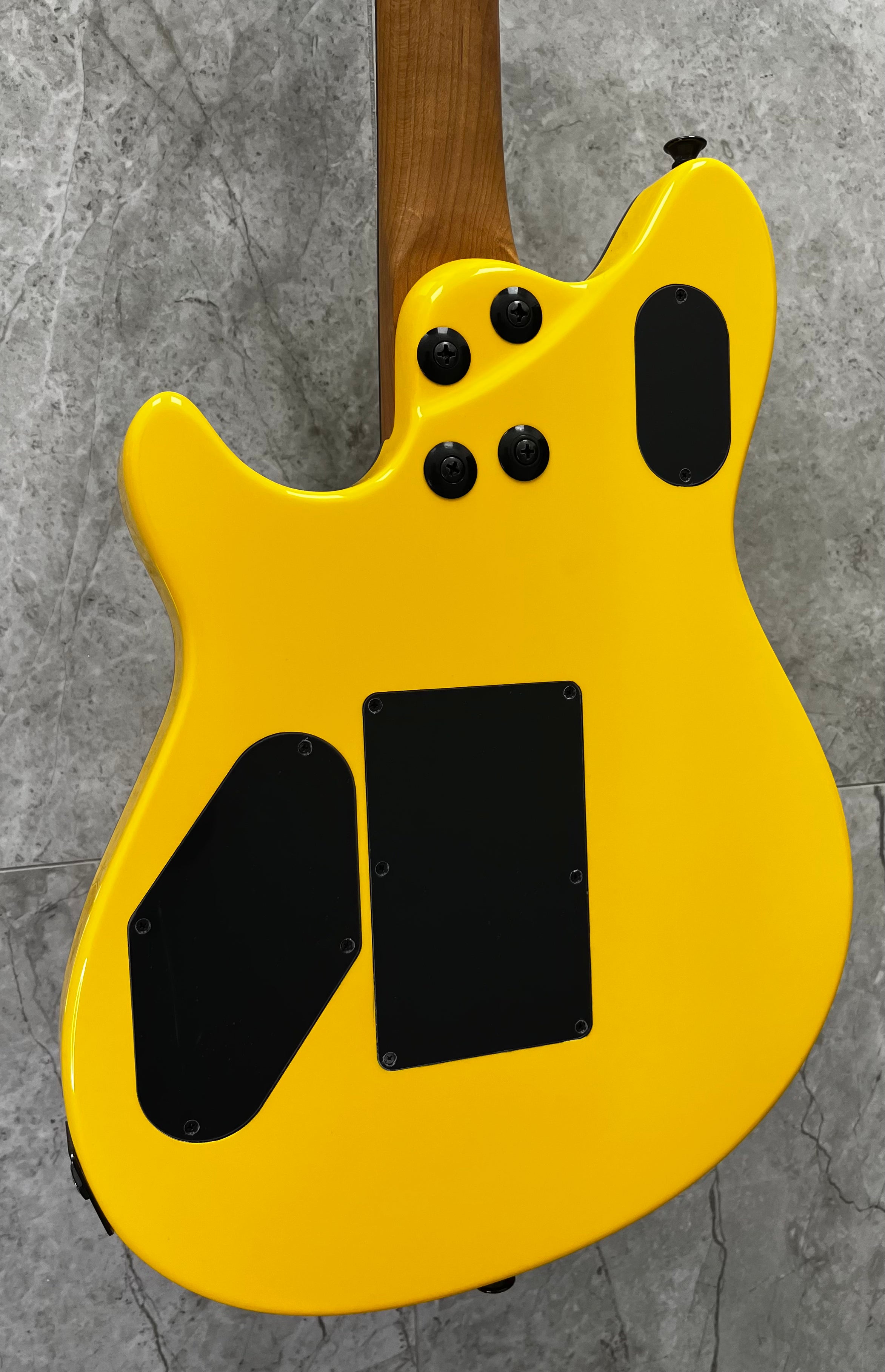 EVH Wolfgang Special Baked Maple Ebony Fingerboard Caution Yellow 5107701304 SERIAL NUMBER WG251379M - 7 LBS 5 OZ