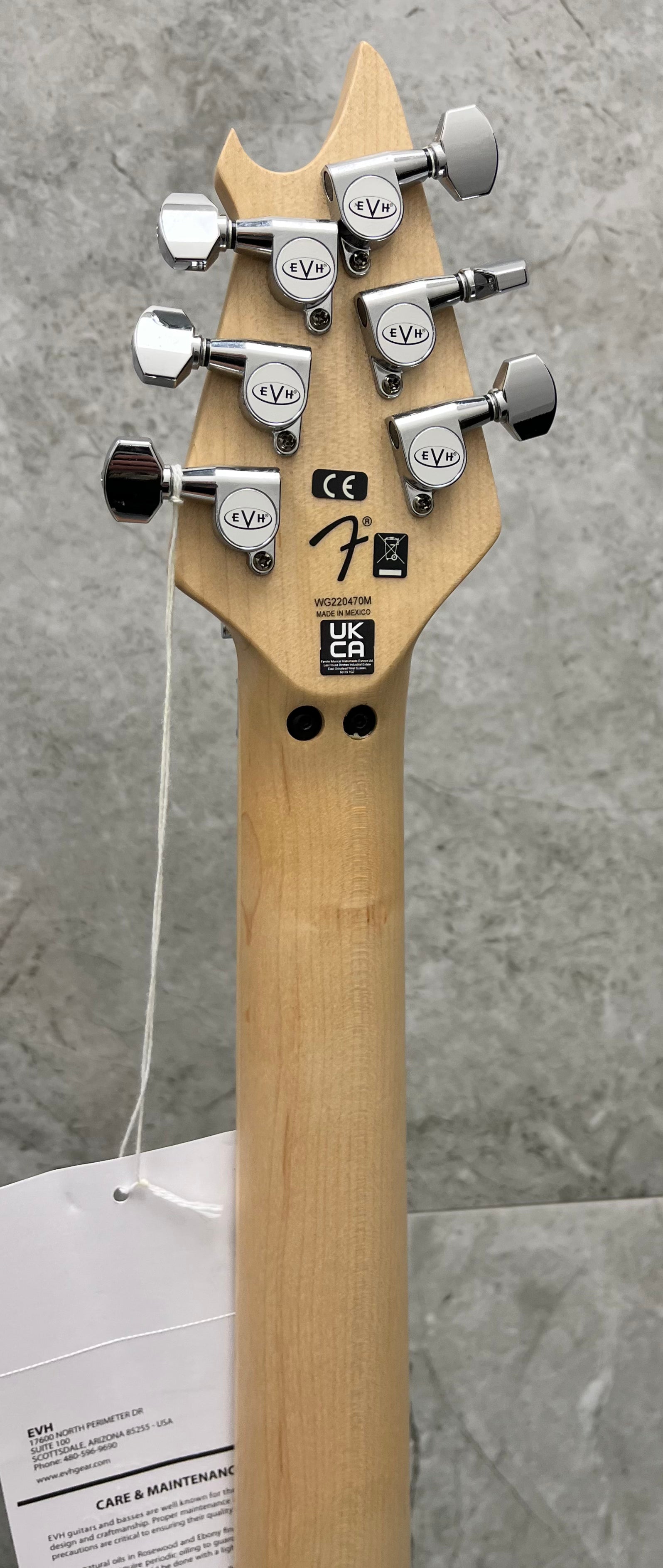 EVH Wolfgang Special Maple Fingerboard, Satin Surf Green 5107701557 SERIAL NUMBER WG220470M - 7.8 LBS