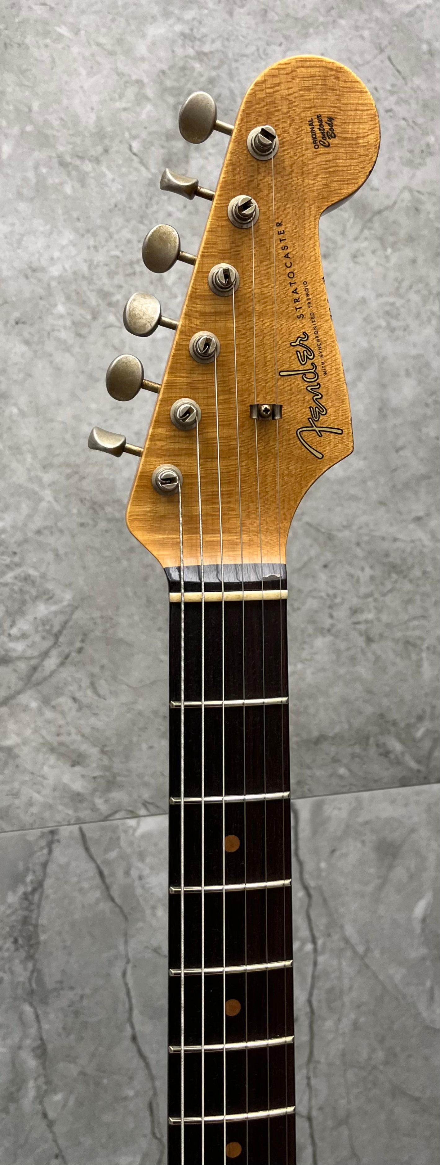 FENDER CUSTOM SHOP Limited Edition 59 Stratocaster HSS Relic Rosewood Fingerboard, Daphne Blue Metallic 9235700071 SERIAL NUMBER CZ587410 - 7.6 LBS