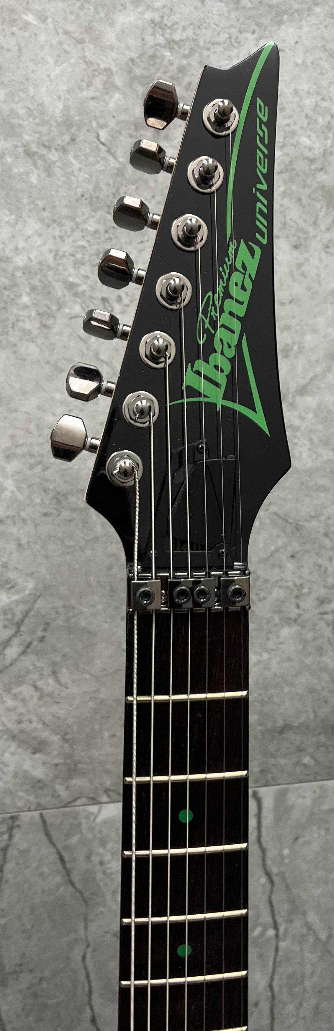 Ibanez UV70PBK Jem / Universe Steve Vai 7 String Signature Model Black SERIAL NUMBER I230700611 - 7.8 LBS