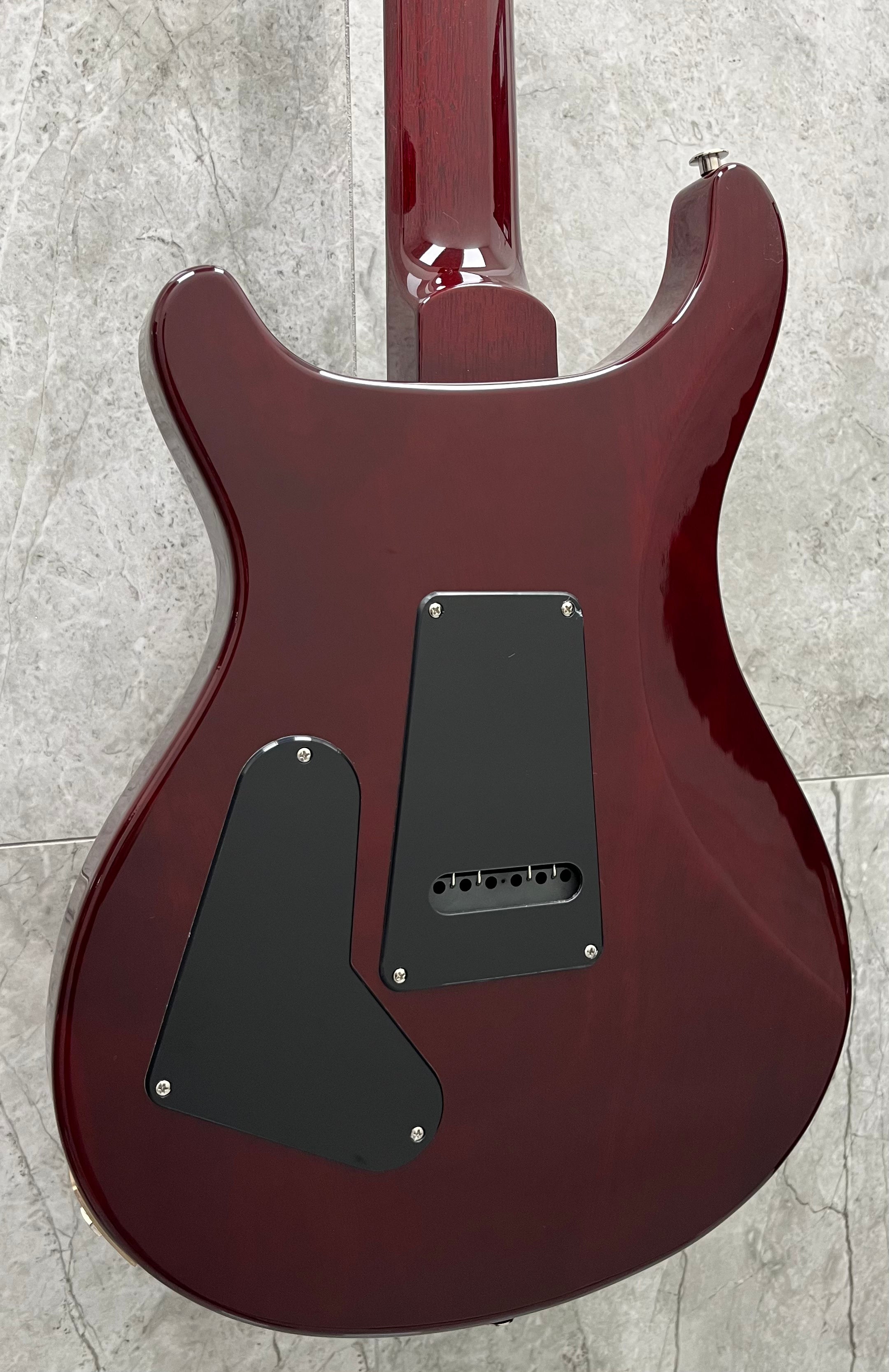 PRS Guitars MADE IN THE USA S2 Custom 24-08 Electric Guitar with Gig Bag - Dark Cherry Sunburst 112819::DS: SERIAL NUMBER 25 S2081607 - 8.0 LBS