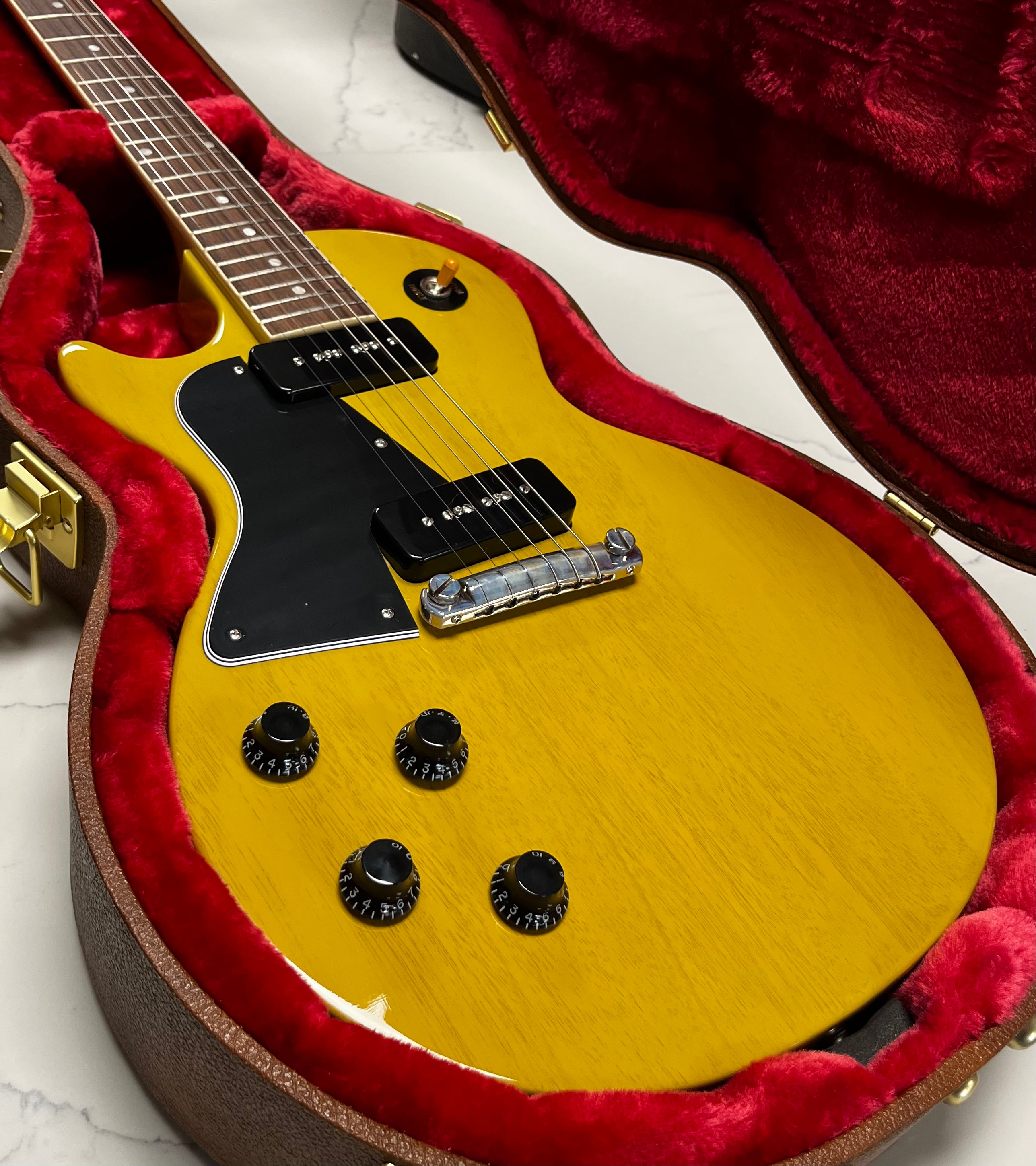Gibson USA Les Paul Special Left Handed - TV Yellow LPSP00TVNHLH SERIAL NUMBER 230150258 7 lbs 11 oz