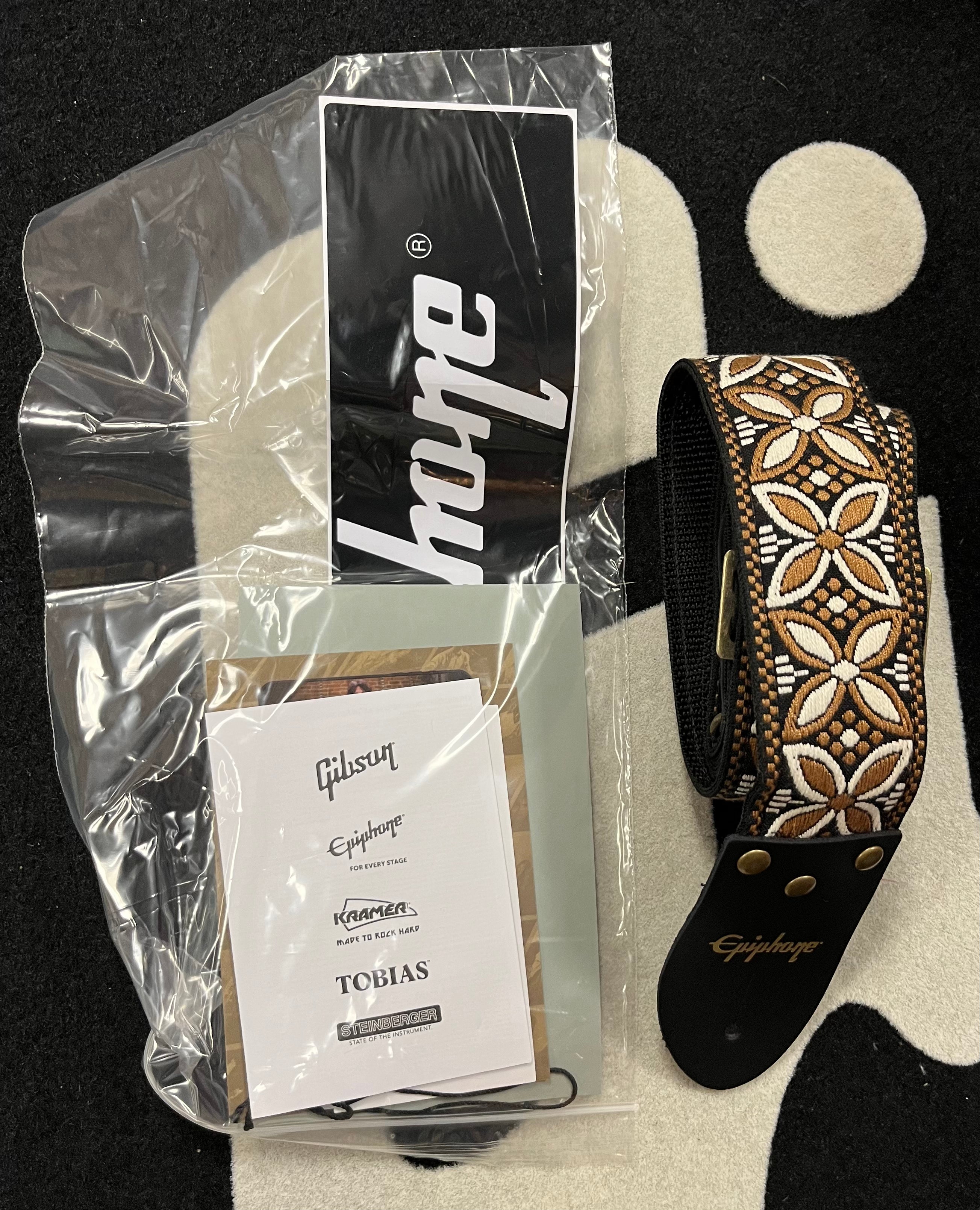 Epiphone Inspired by Gibson Custom Jeff Beck Oxblood 1954 Les Paul W/ HARDSHELL CASE ECJB54AOXNH SERIAL NUMBER 25011523760 - 8.0 LBS