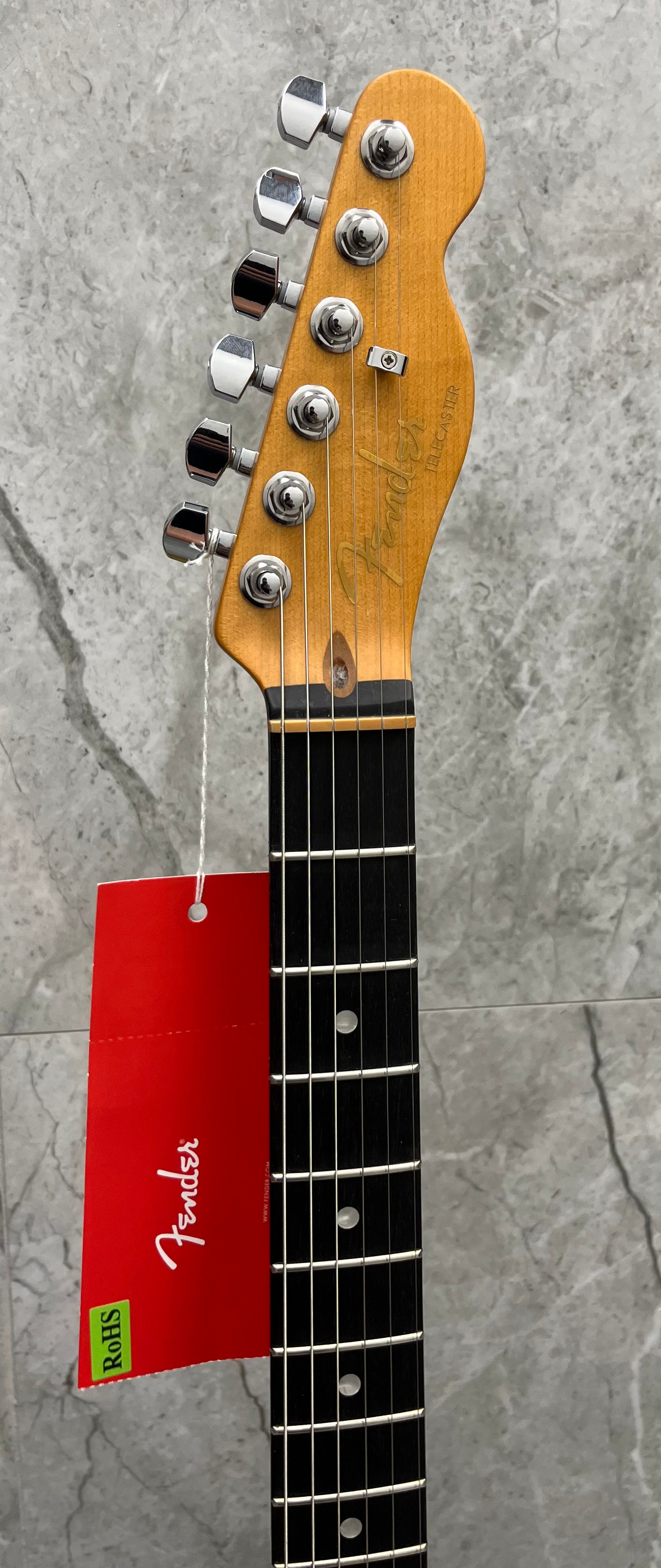 Fender American Ultra II Telecaster Ebony Fingerboard, Texas Tea 0119171790 SERIAL NUMBER US24062037 - 7 LBS 11 OZ