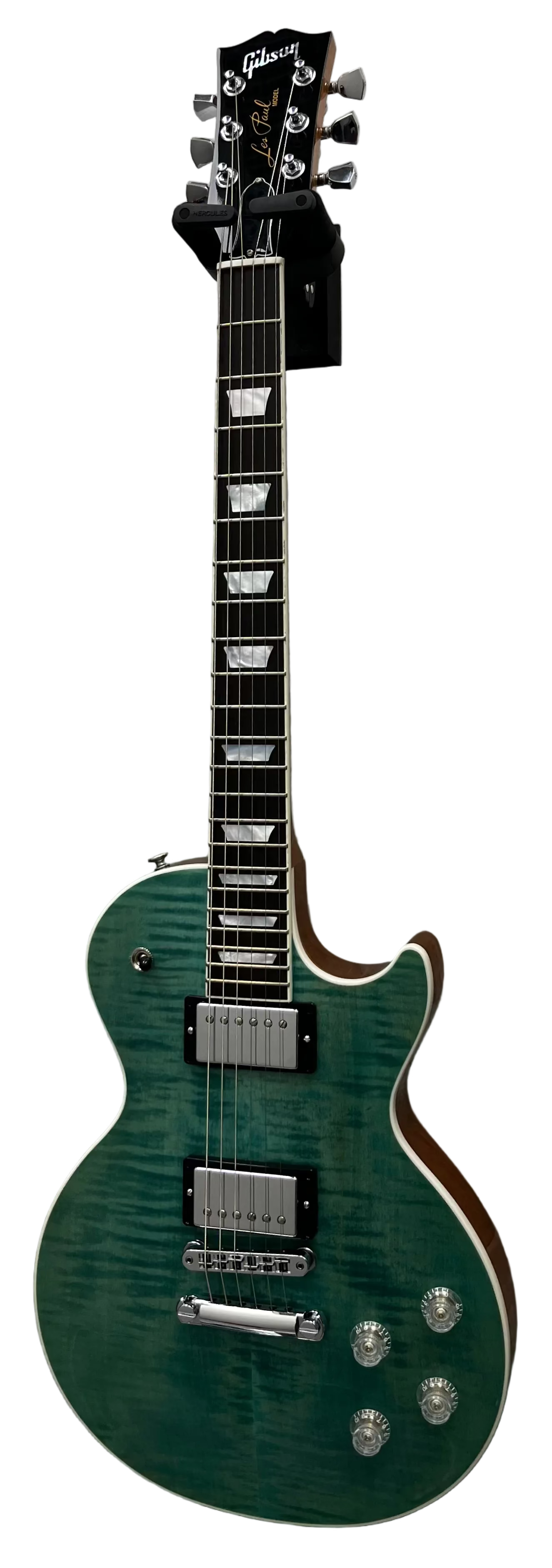 Gibson USA Les Paul Modern Figured - Seafoam Green LPM01SFCH SERIAL NUMBER 213640142 - 8 LBS 6 OZ