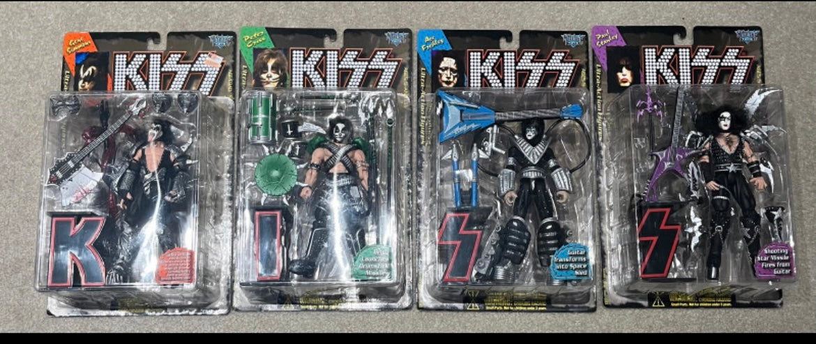 KISS MCFARLANE ACTION FIGURES SET OF 4 SEALED