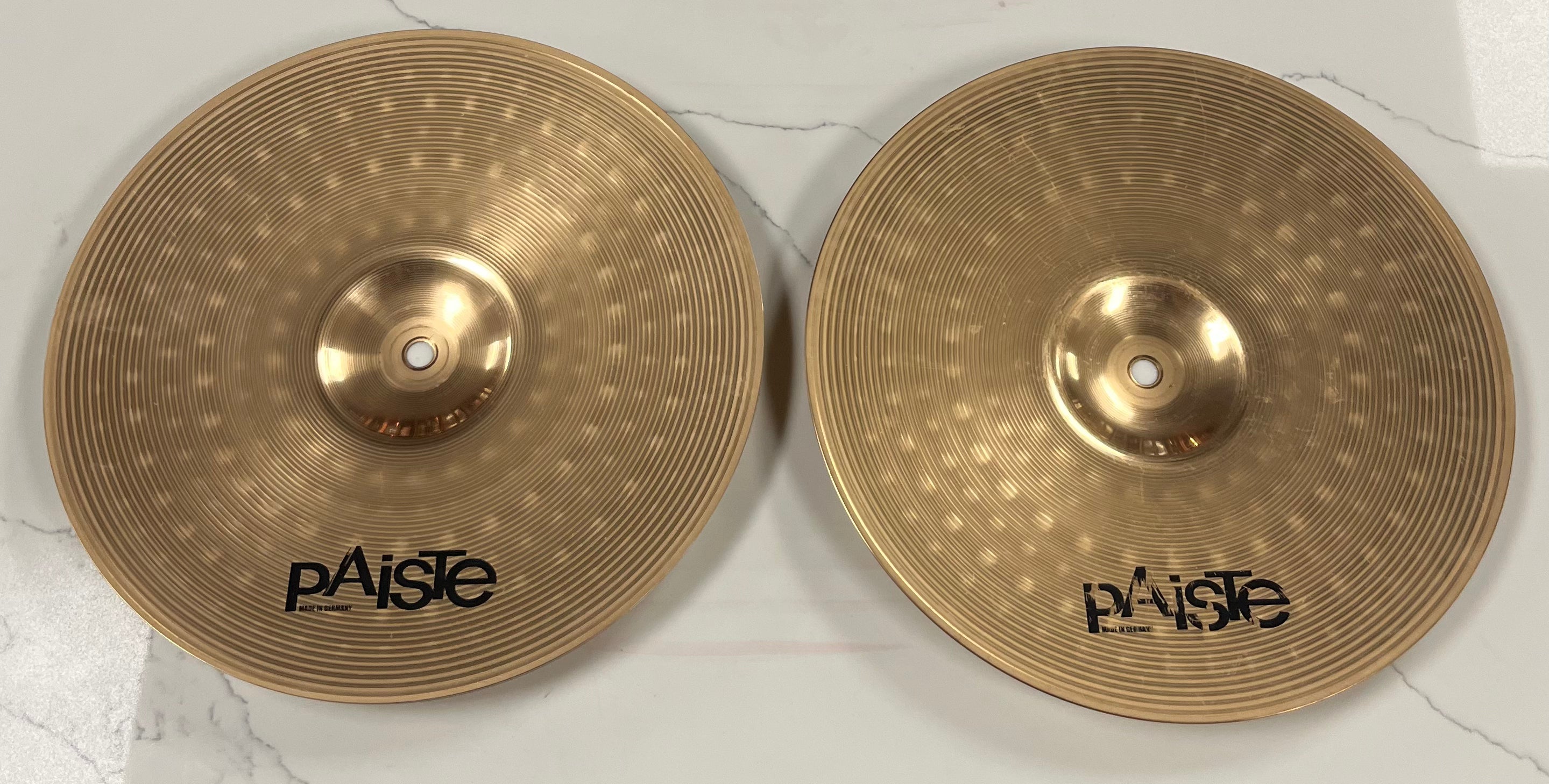 Pasite 201 Bronze 13 inch Hi-Hat PAIR FLOOR MODEL EXCELENT CONDITION